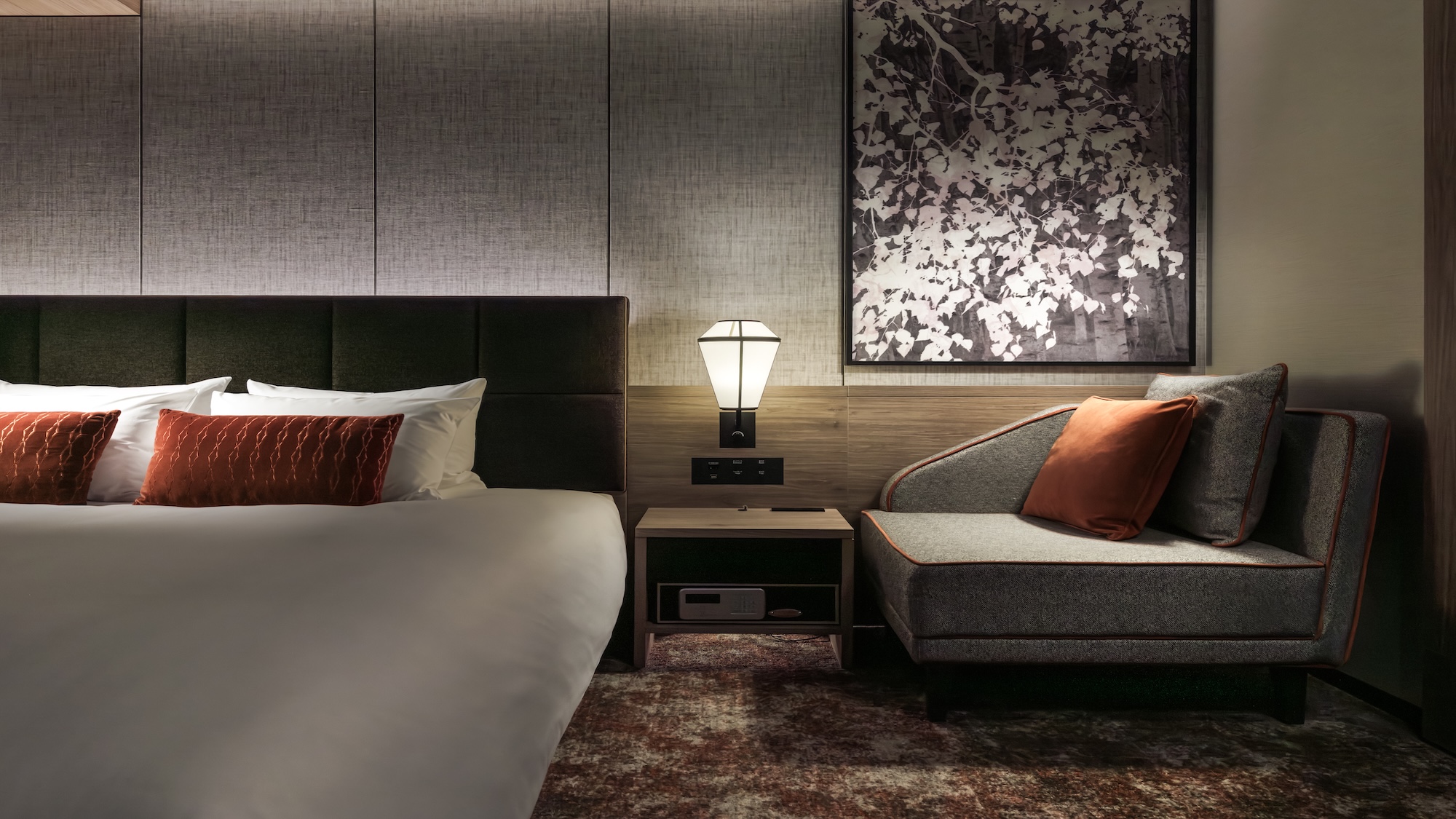 レインシャワーダブル（21㎡・禁煙・ベッド幅180㎝）