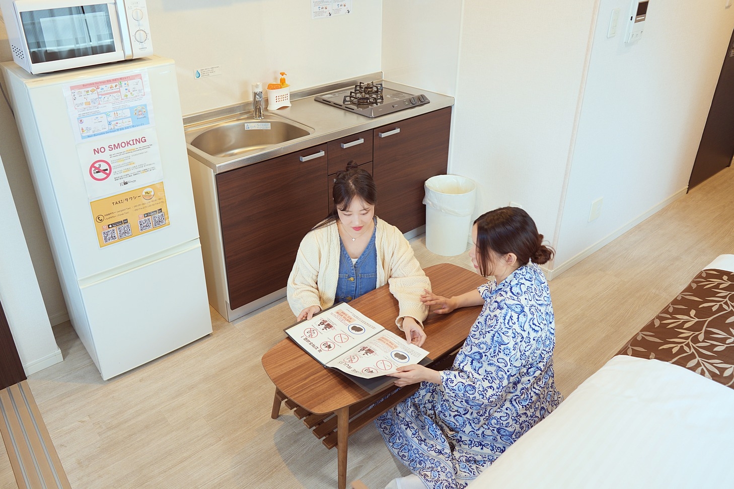 【Smart TV・有線LAN・HDMI 完備】仕事も休息も一緒に！