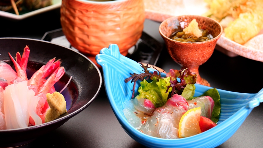 【夏夕食】敦賀真鯛のカルパッチョ