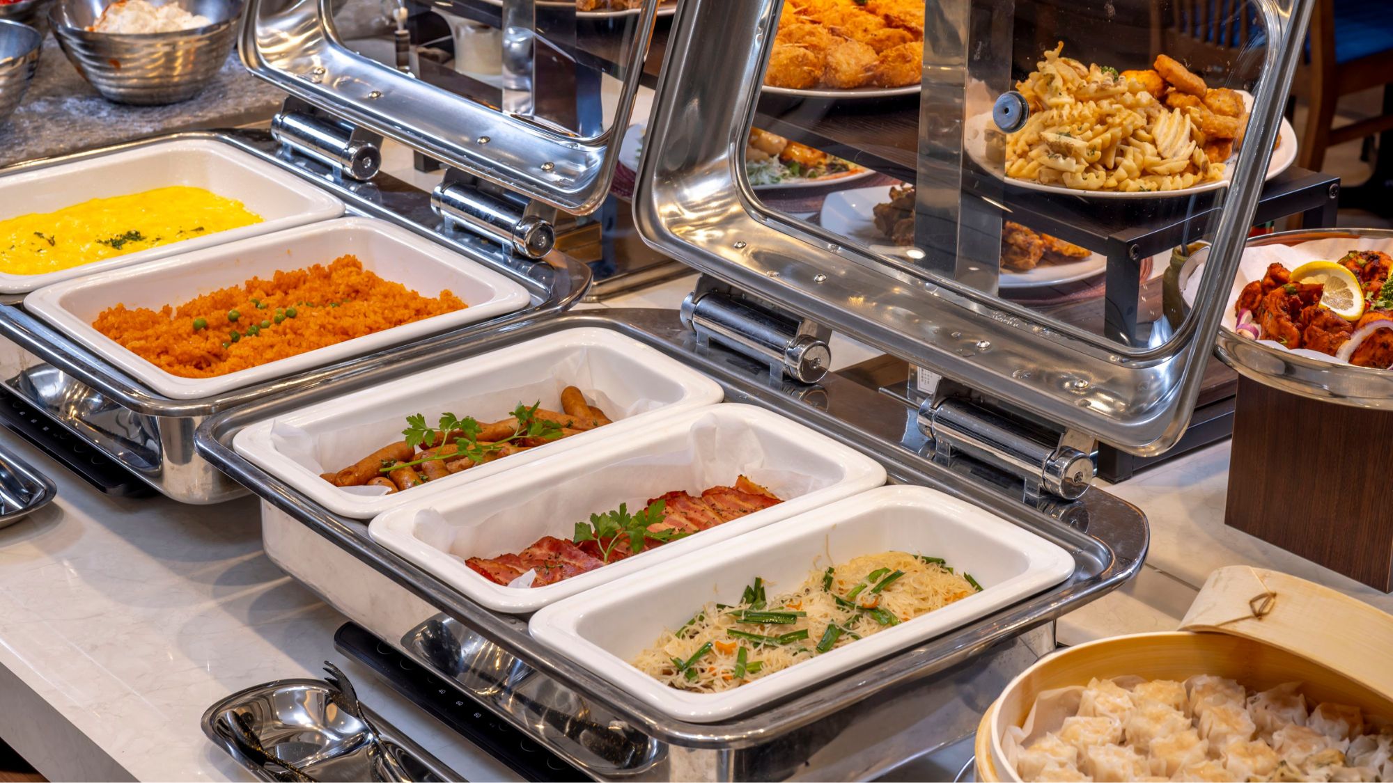 朝食ビュッフェ