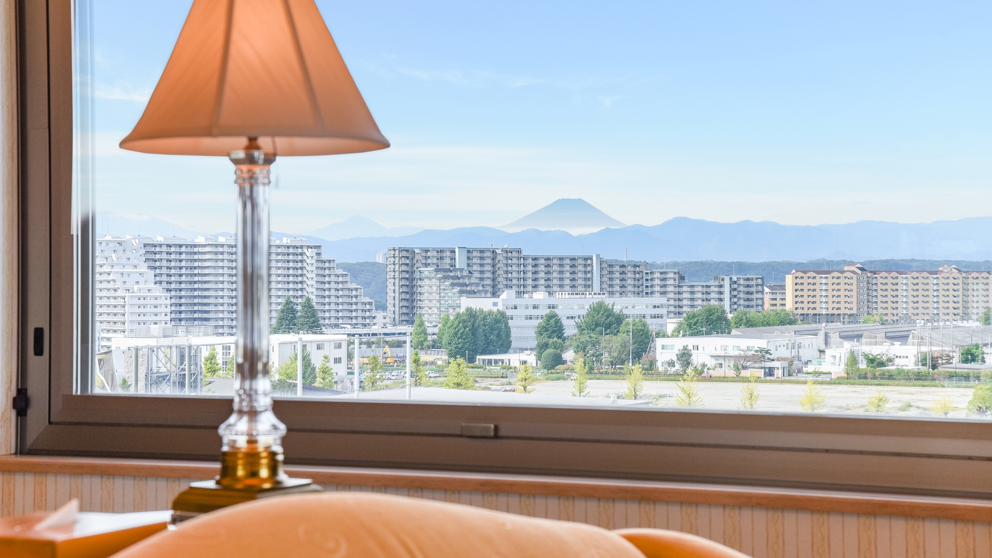 *【部屋(コーナーツイン)】一部客室からは天気のいい日は富士山をご覧いただけます。
