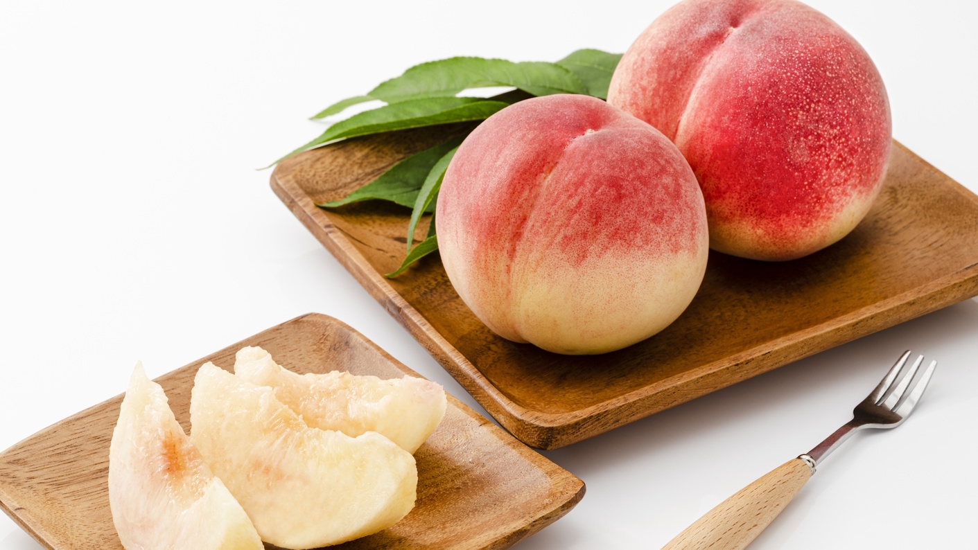 【送迎付き】夏限定！桃狩り＆食べ放題付きプラン
