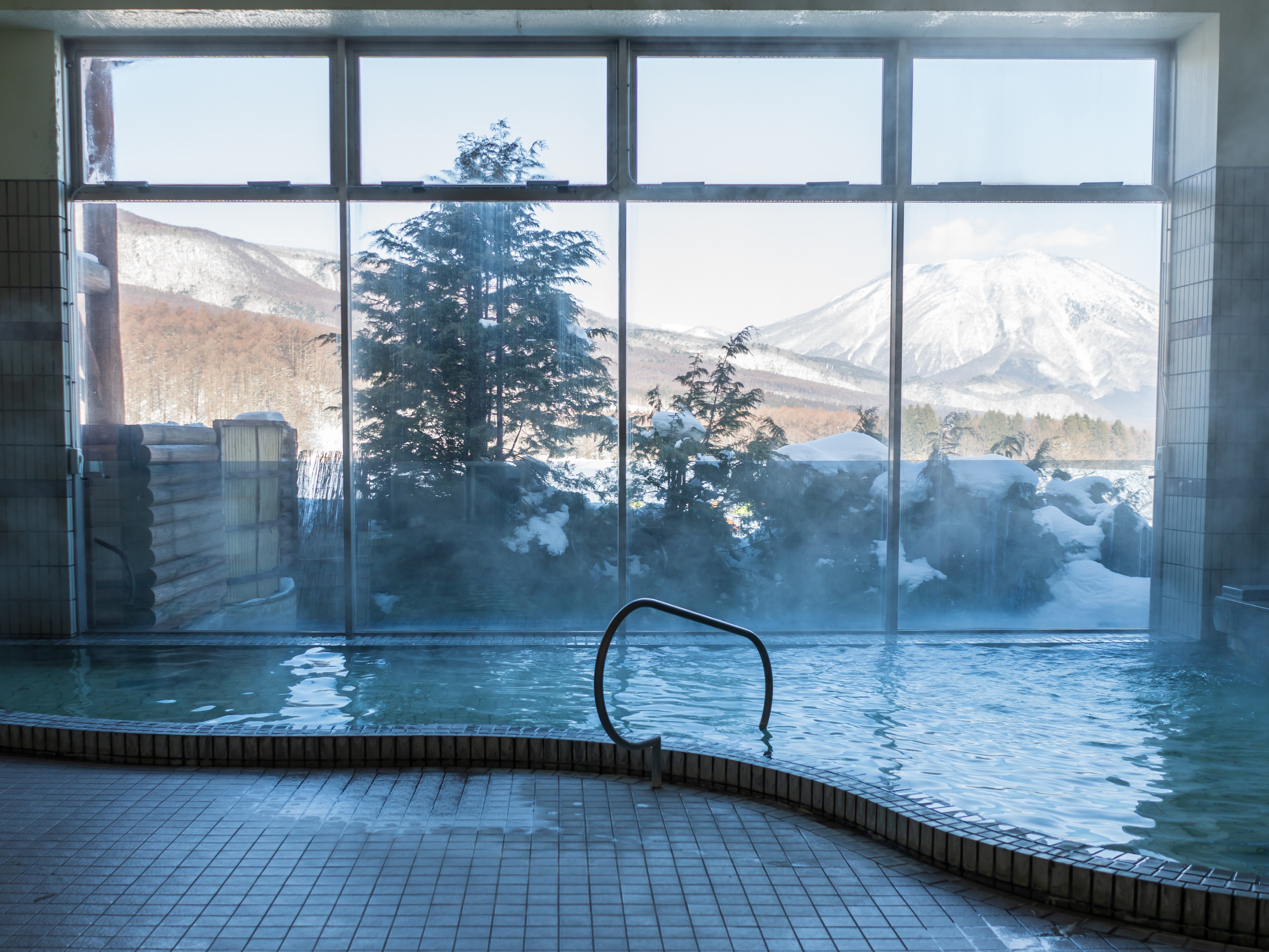 天狗の館、冬の内風呂