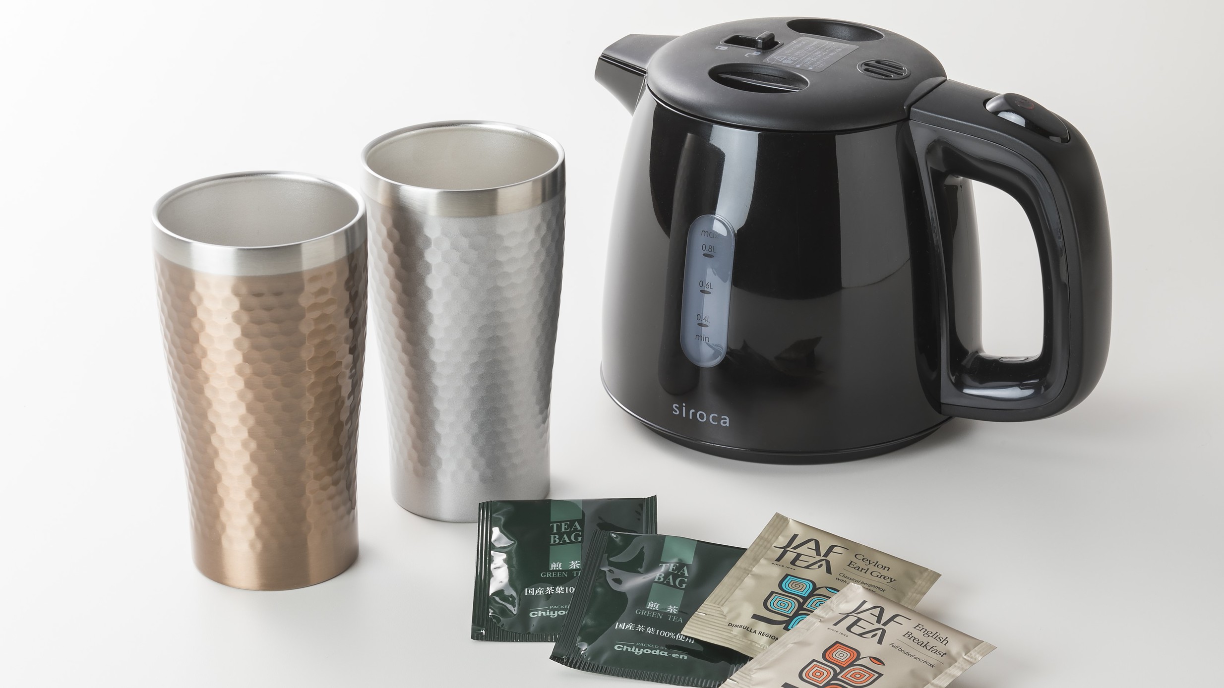 ＜客室設備＞電気ケトル・お茶セットをご用意しております。