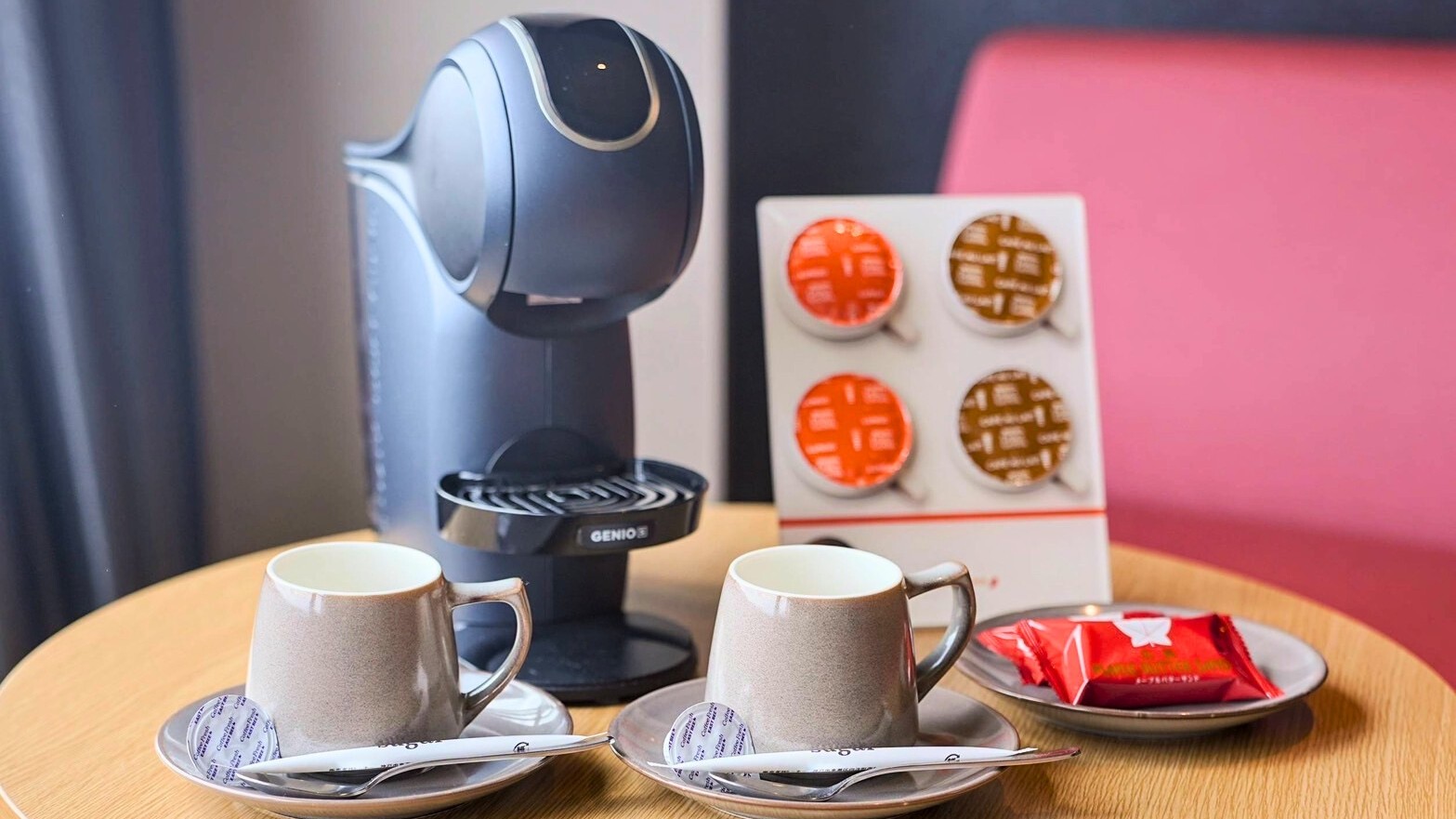 ＜客室設備＞ デラックスツイン・エグゼグティブツイン・スイート限定　ミル引きコーヒーセットを設置