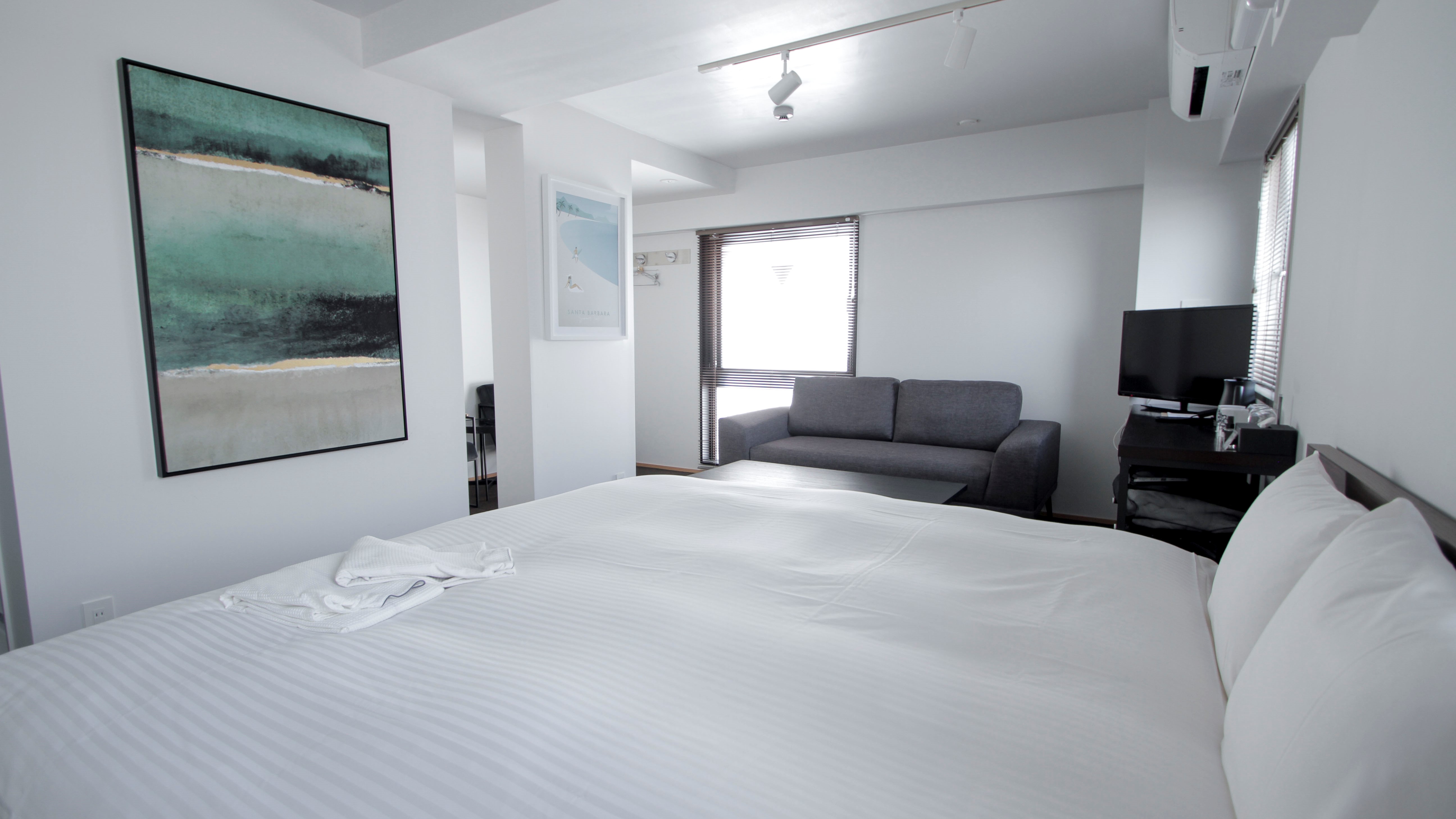 8カジュアルステイ(26㎡/キングベッド幅180cm&times;1台/定員1～3名)