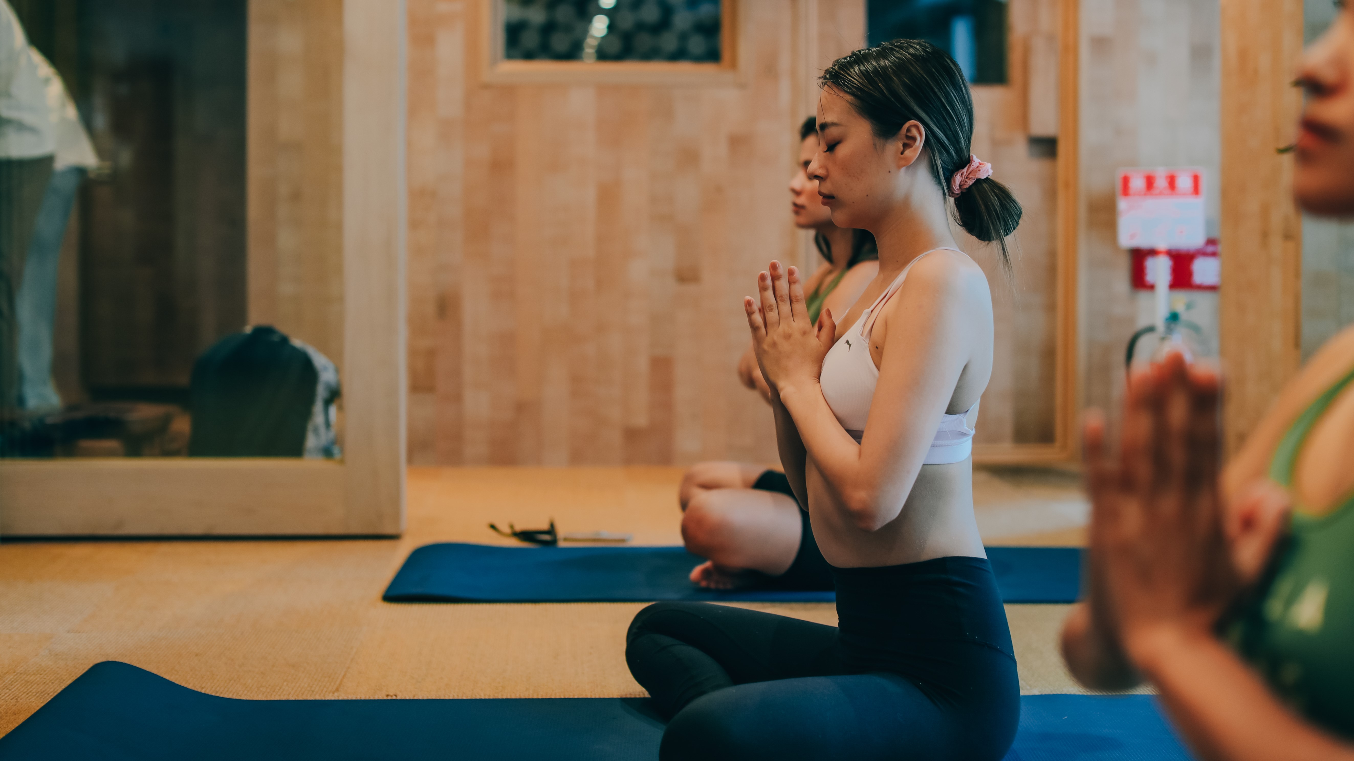 毎週日曜日はヨガも開催(※要予約、料金別途)