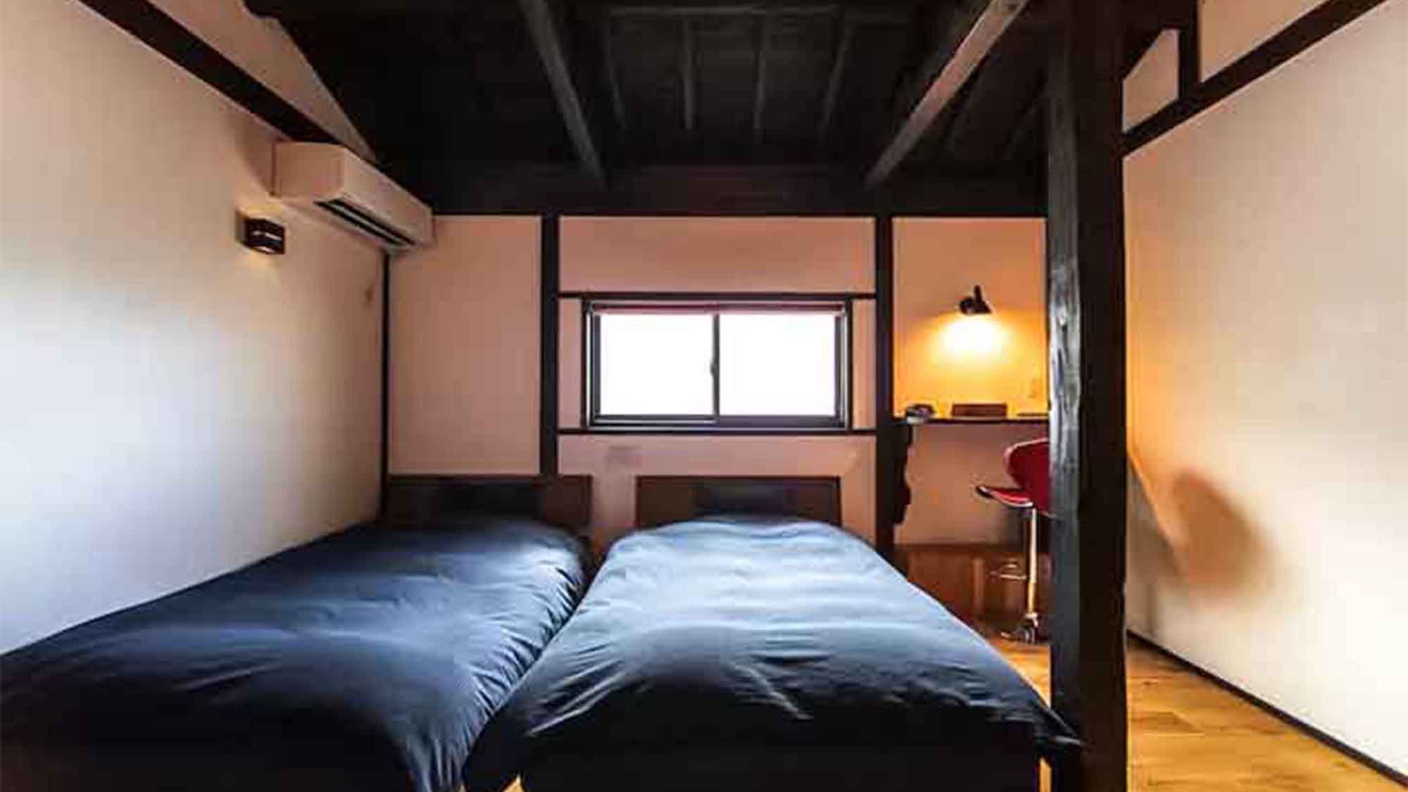 ・＜ベッドルーム2＞落ち着いた雰囲気の寝室