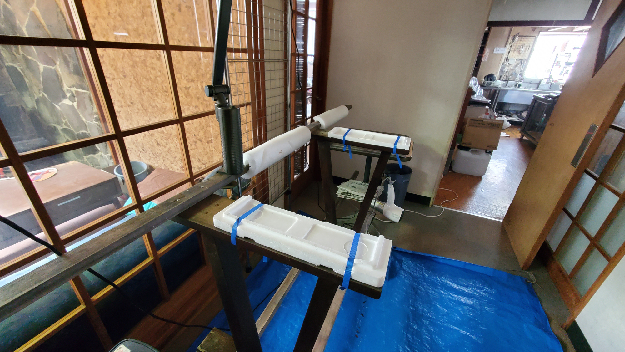 #スノーボードメンテナス台