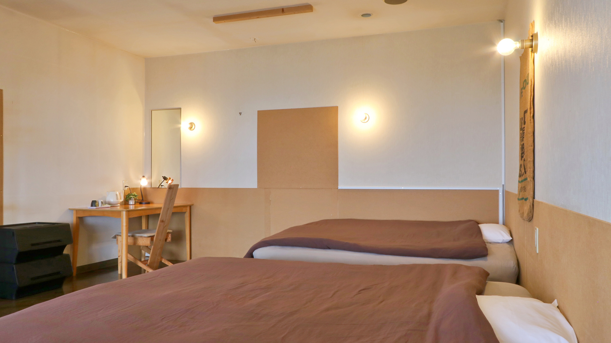 【客室】クイーンベッド2台のお部屋 