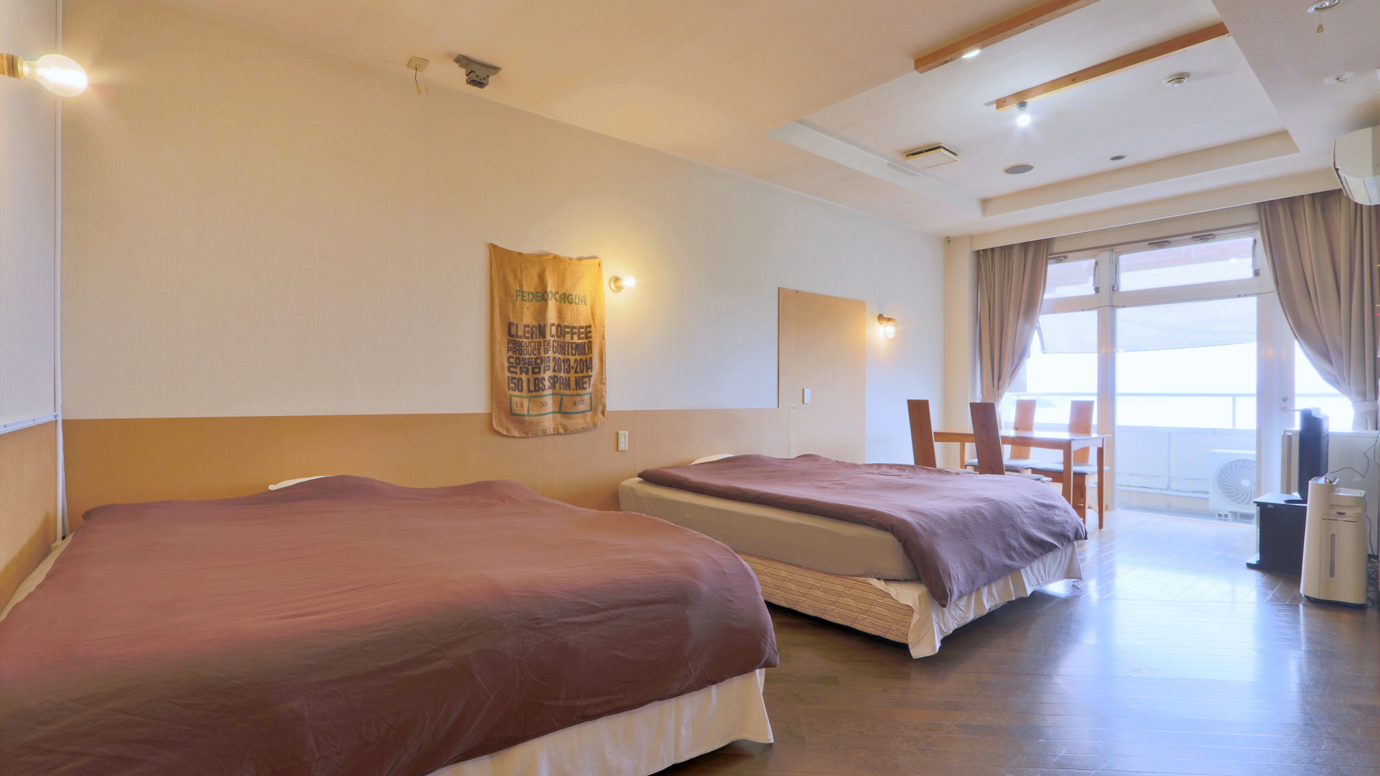 【客室】クイーンベッド2台のお部屋 