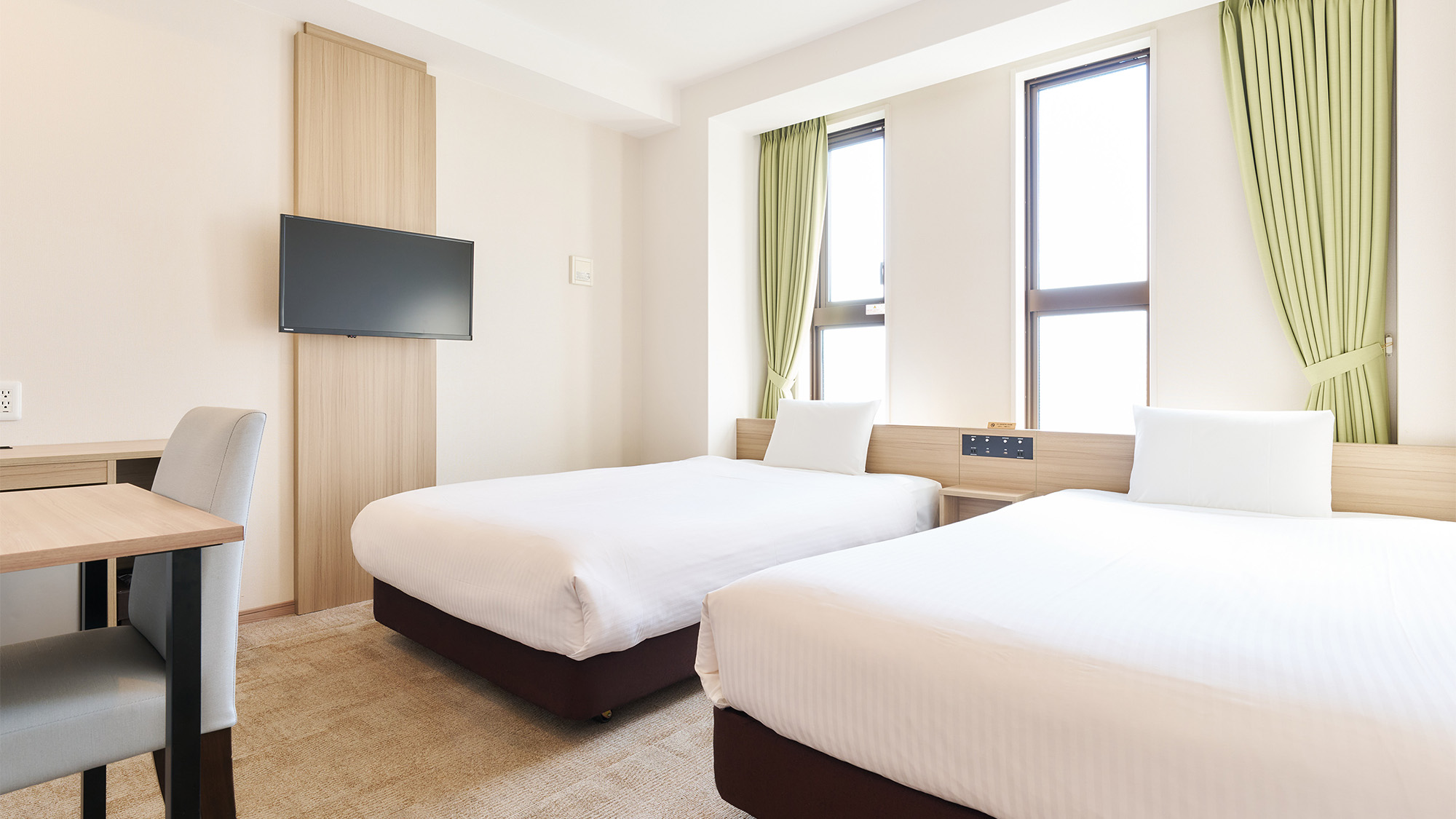 ・【デラックスツイン】スタンダードツインより少し広めなお部屋