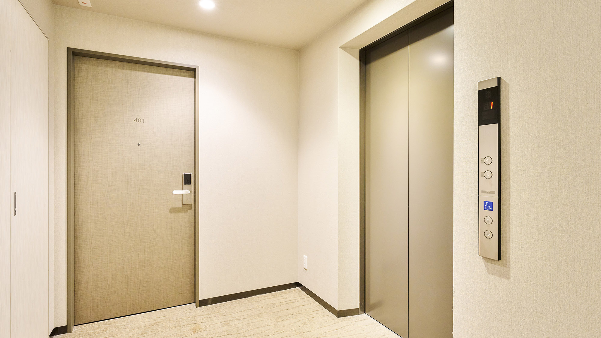 ・【エレベーター】小さなお子様連れや階段が苦手な方にも安心してご滞在いただけます