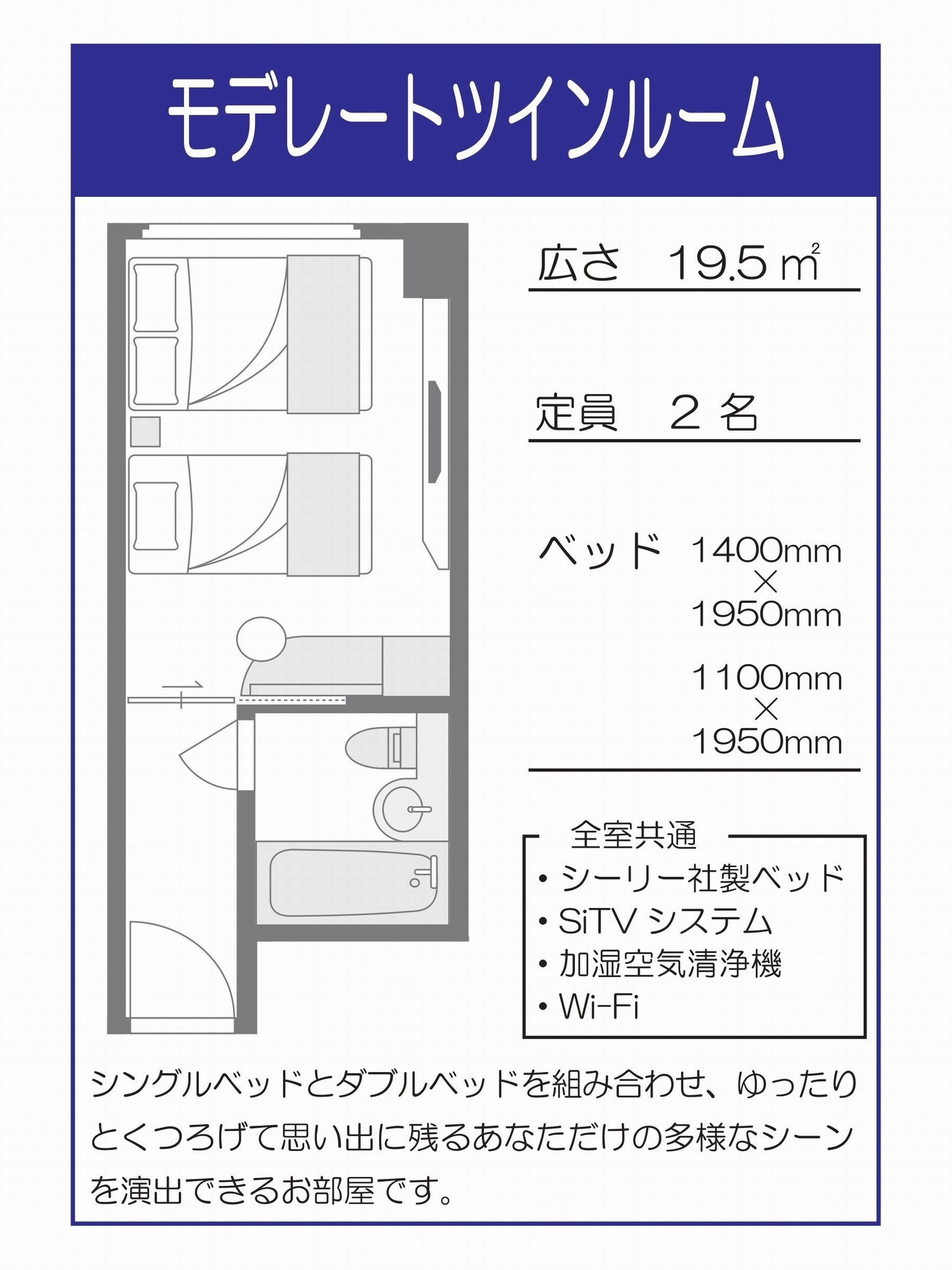 モデレートツイン