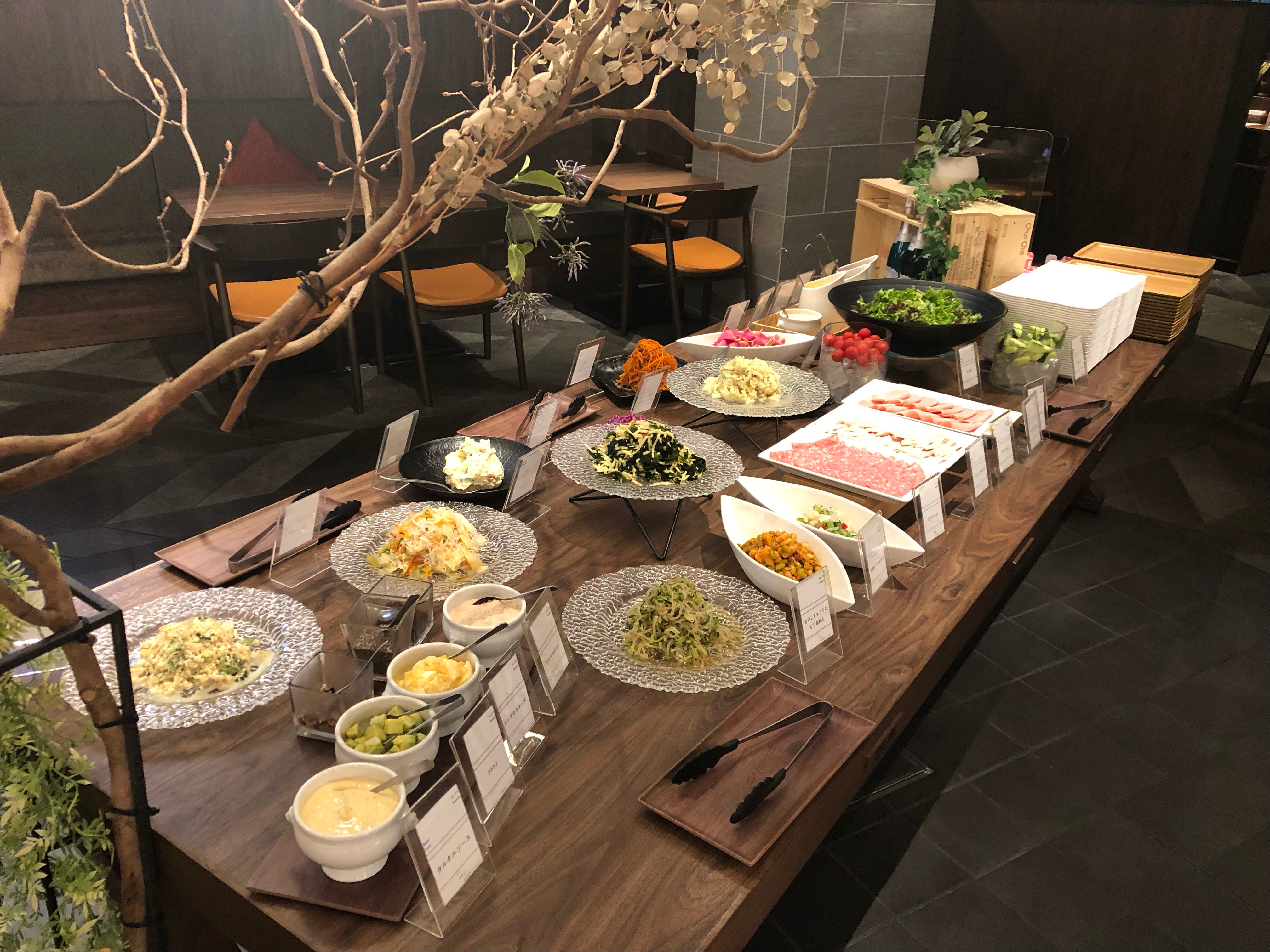 朝食ビュッフェ