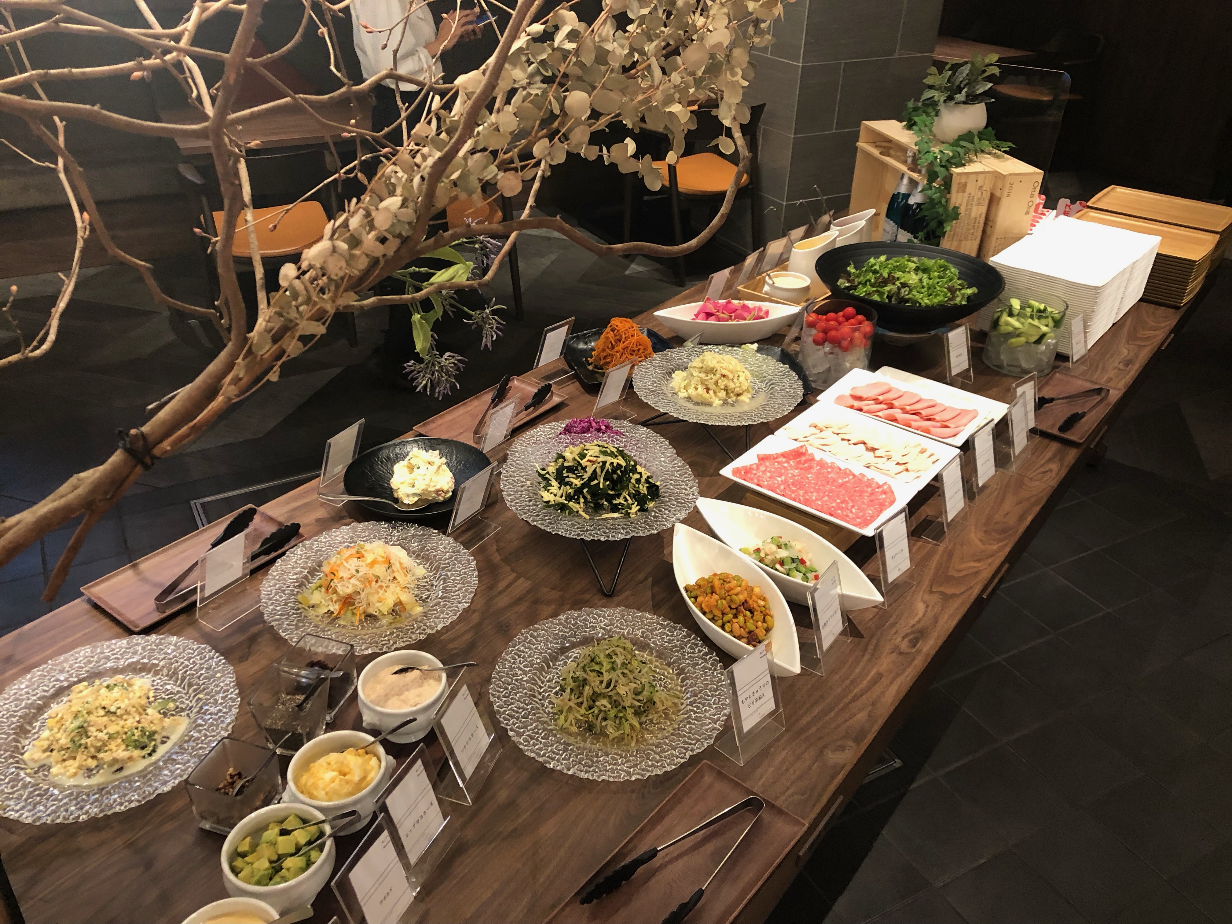 朝食ビュッフェ
