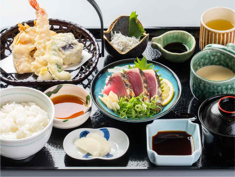 【レストランメニュー】土佐黒潮定食