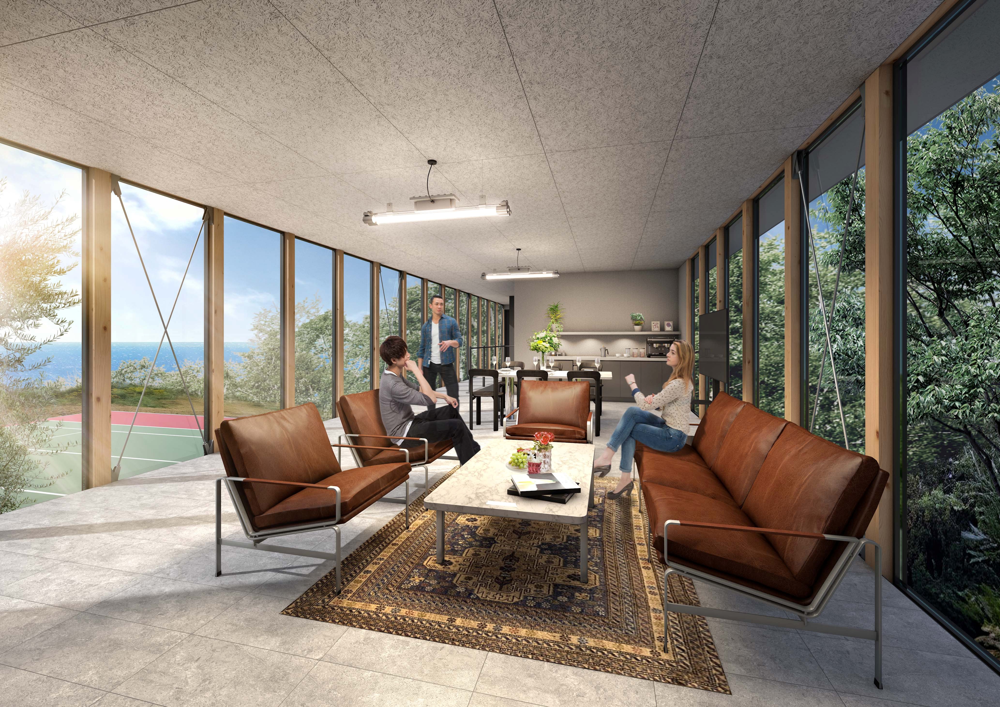 プールハウス　内観イメージ