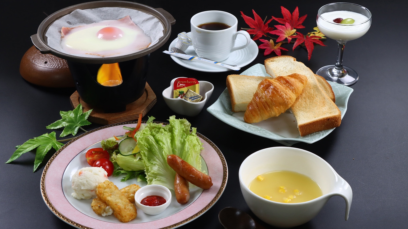 【個室食】夕食はスタンダードお料理☆「豚すき焼き」「ゆば豆乳鍋」お好きな方をチョイス！