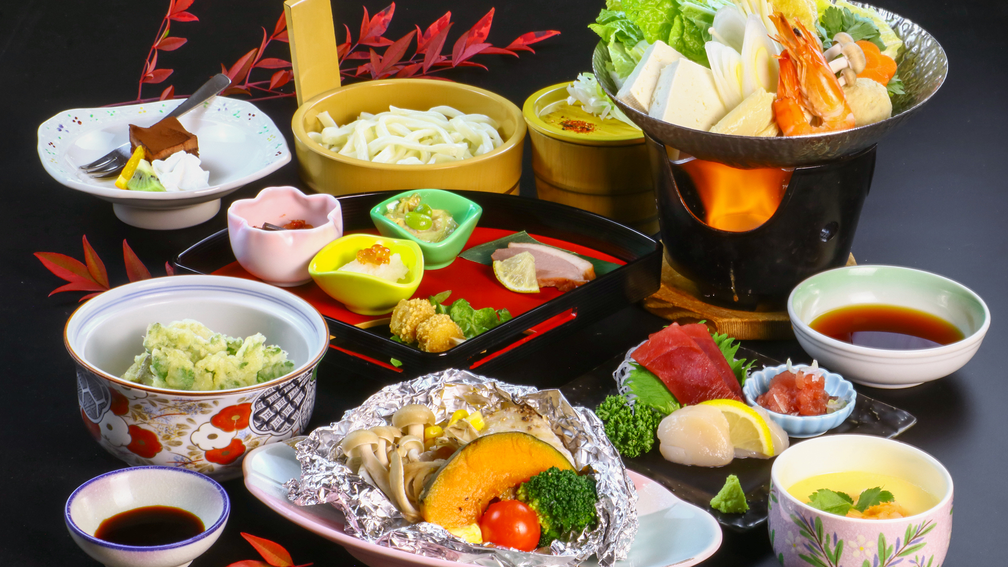 #豆乳鍋　宴会会席