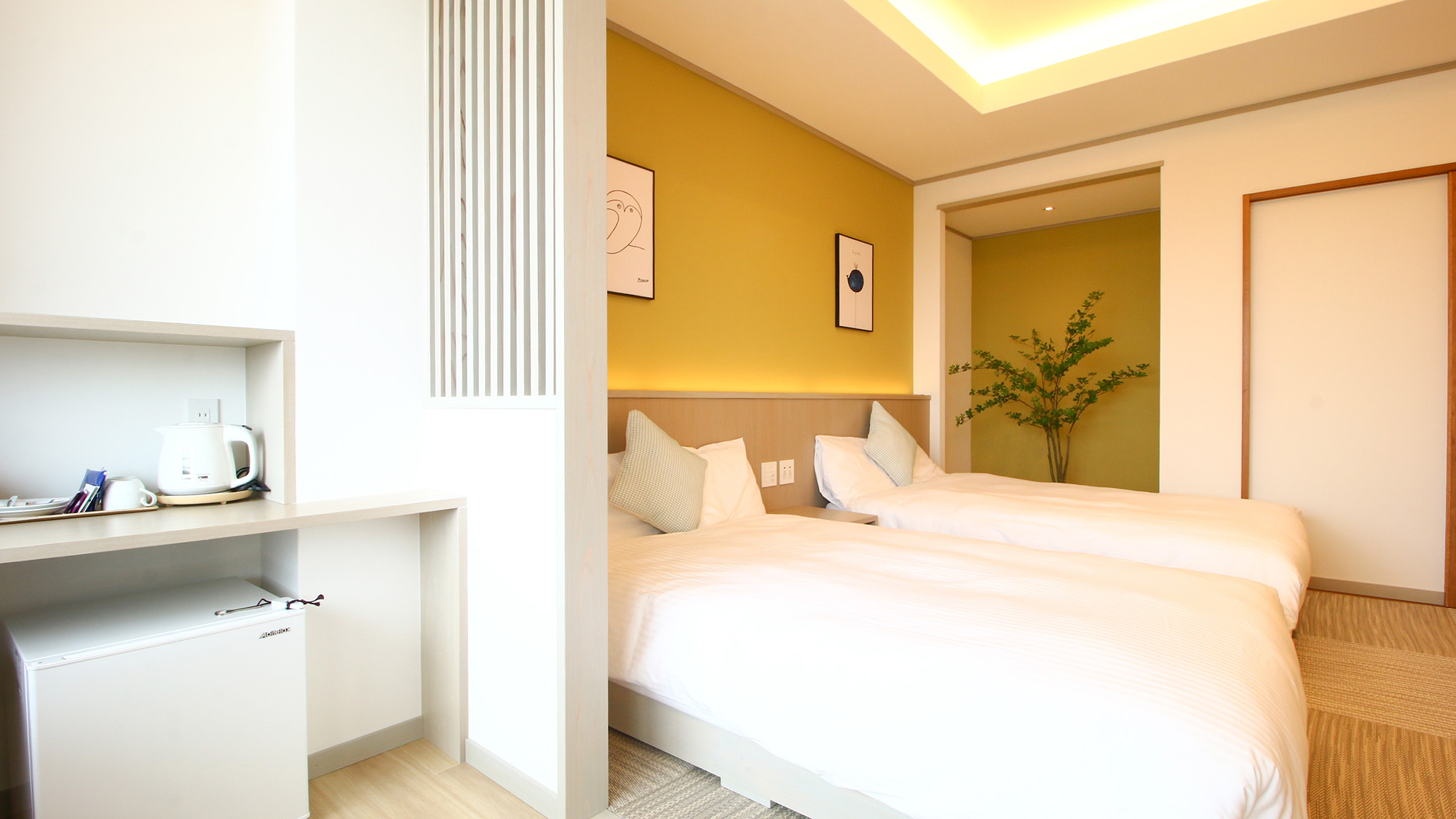 #新10畳　～きり～ 緑のアクセントと可愛いアートが彩る新しい和室です