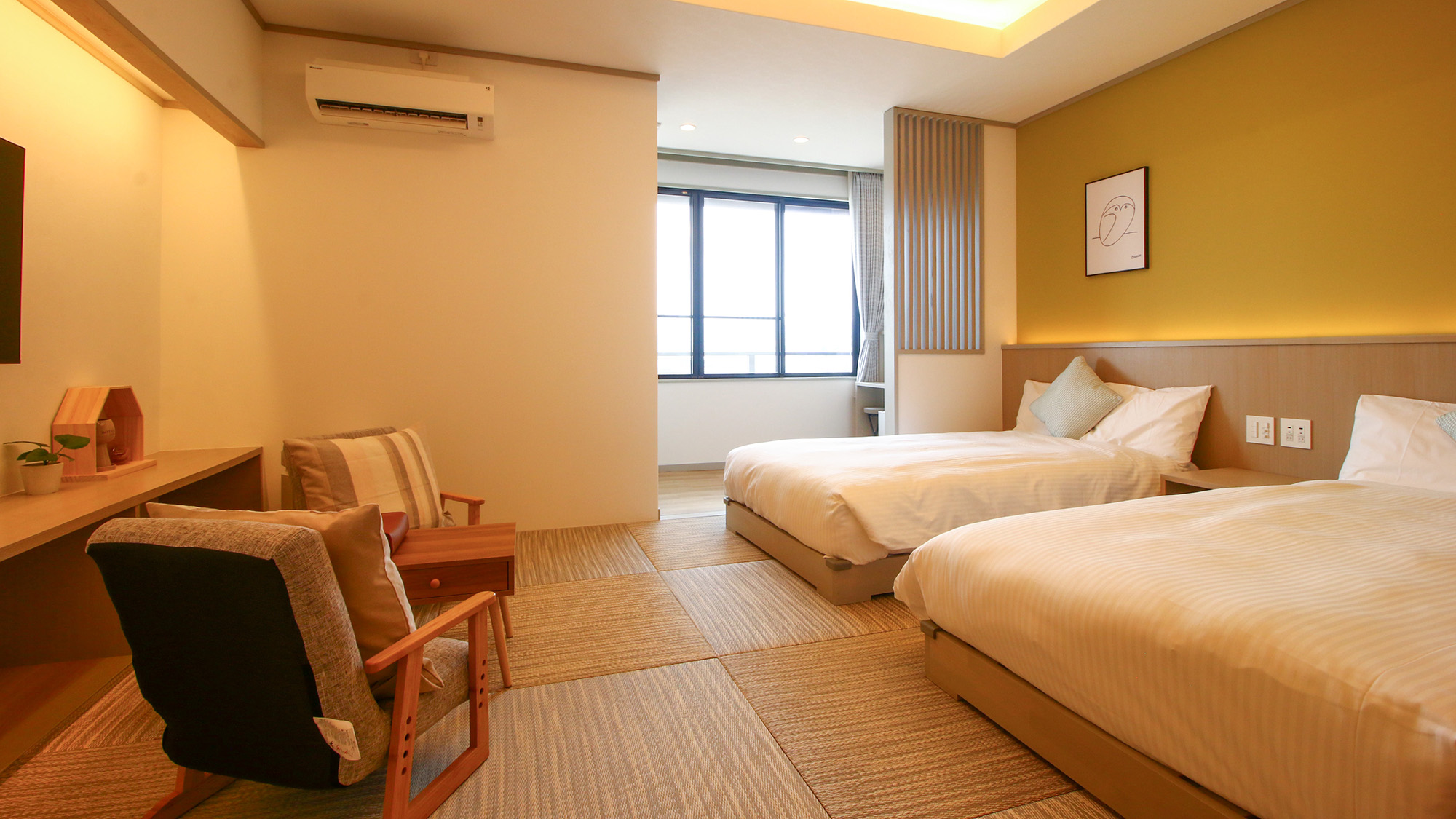 #新10畳　～きり～ 和と洋のいいとこ取りの客室にリニューアルいたしました