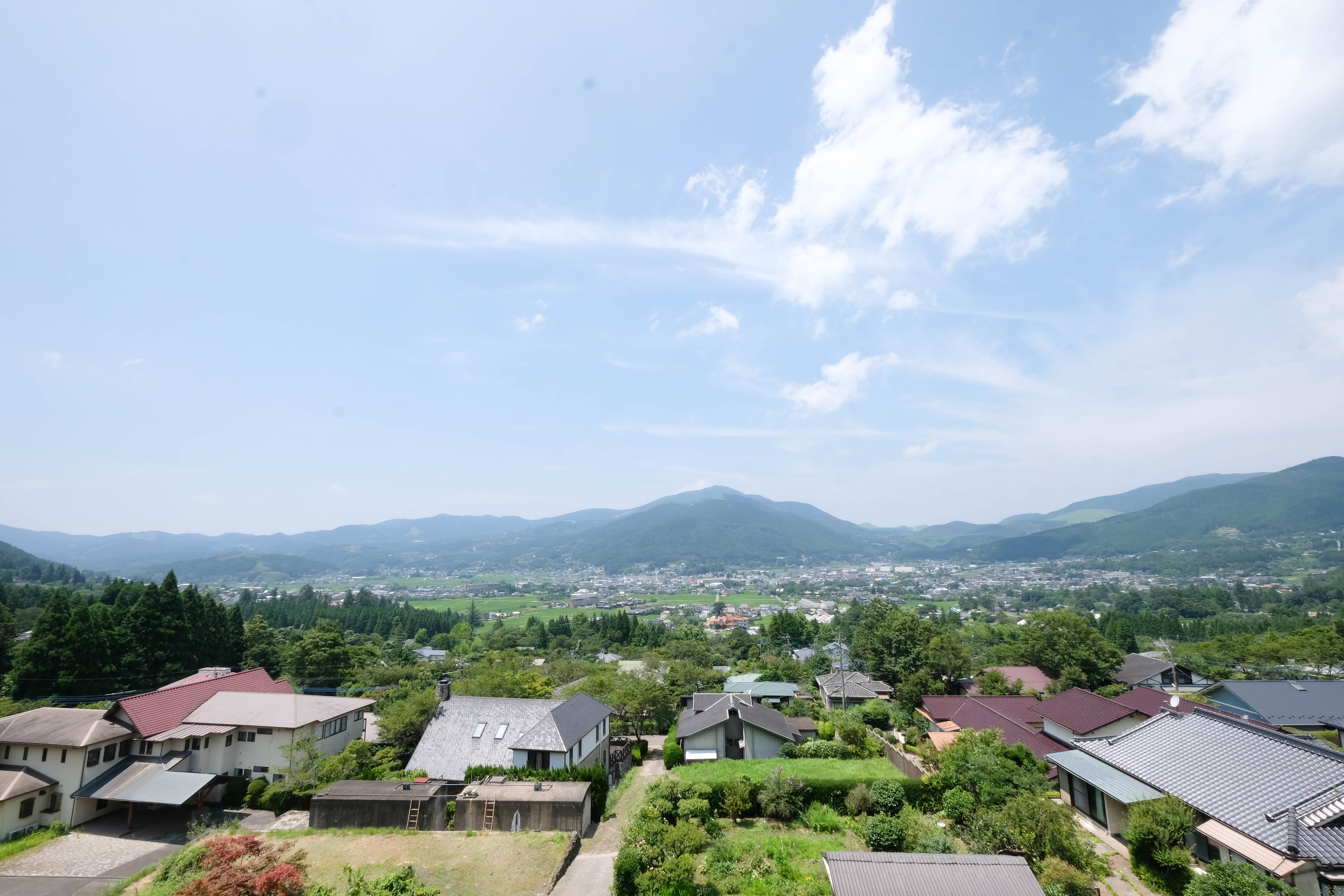 由布院町内の眺め