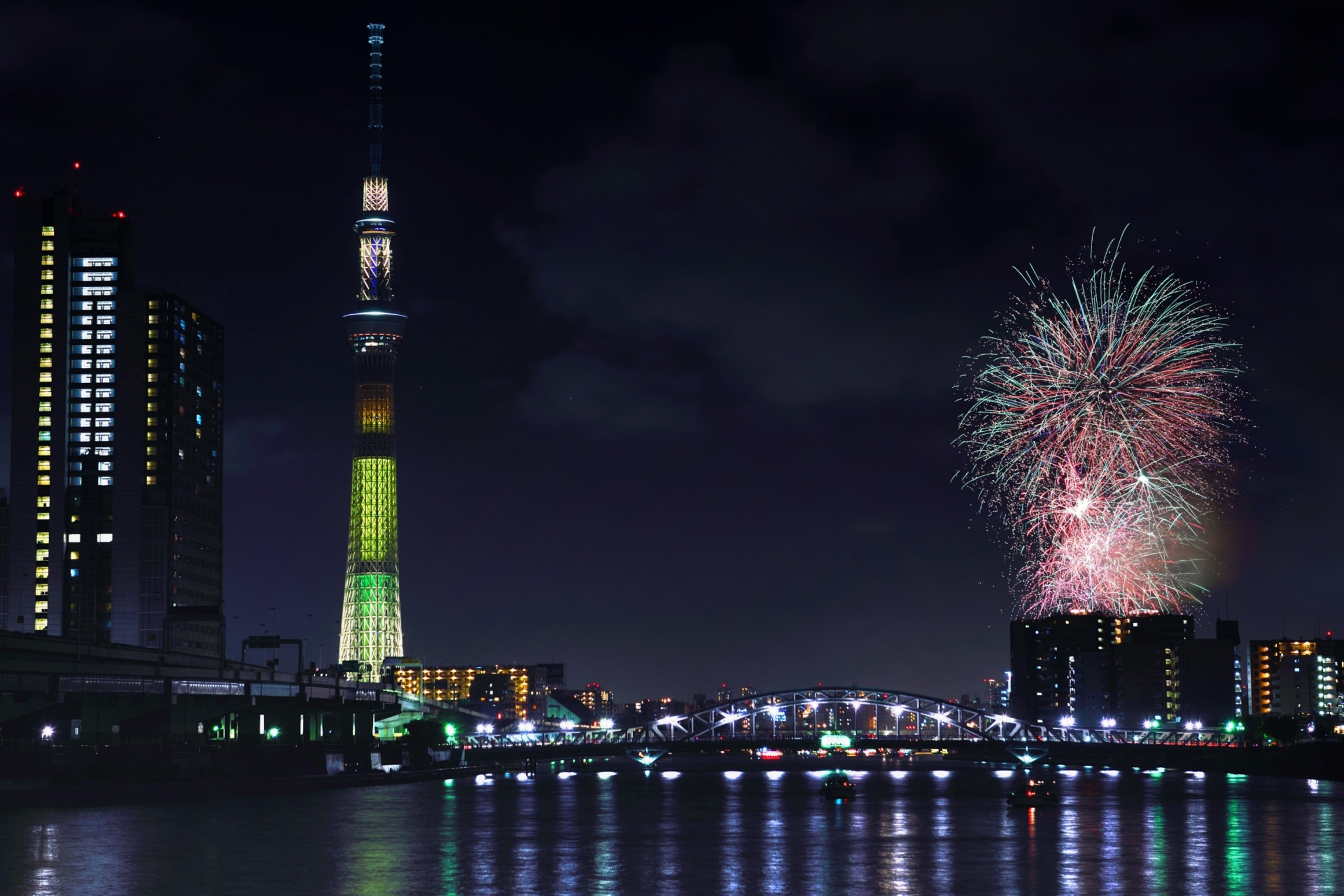 夏の東京の様子