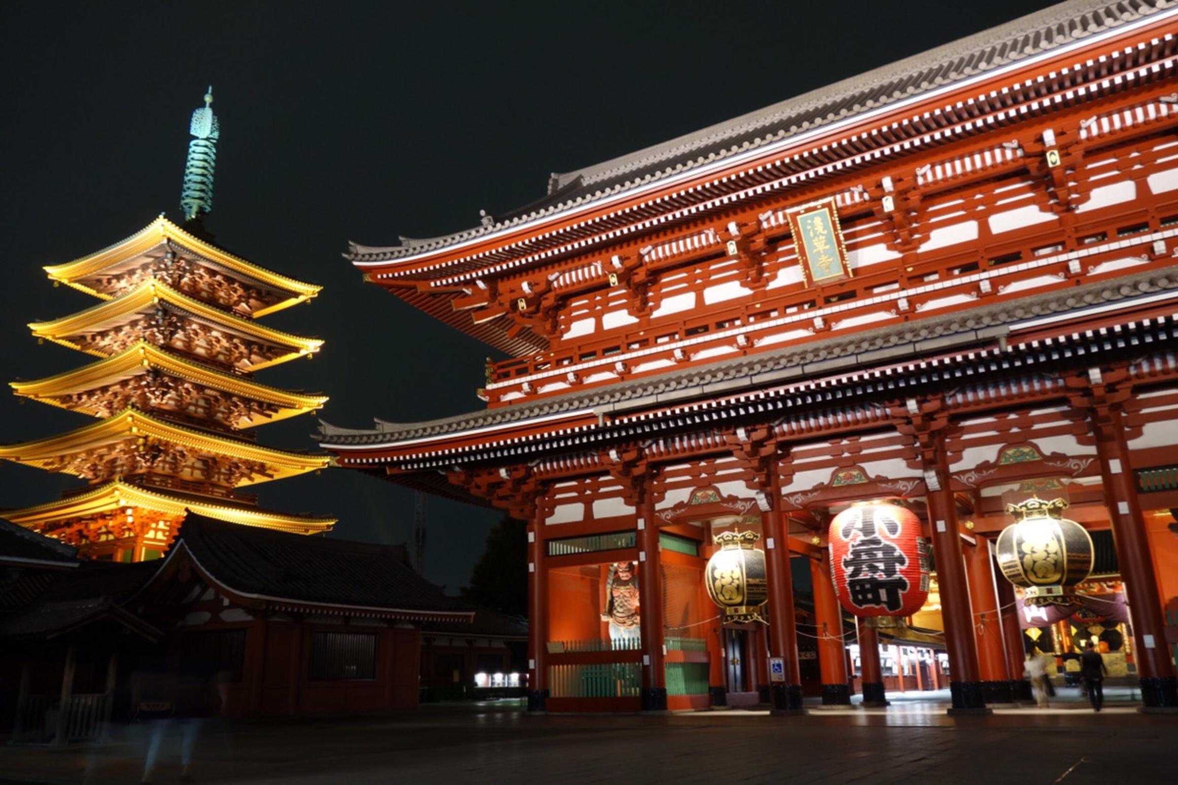 周辺スポットー夜の浅草寺