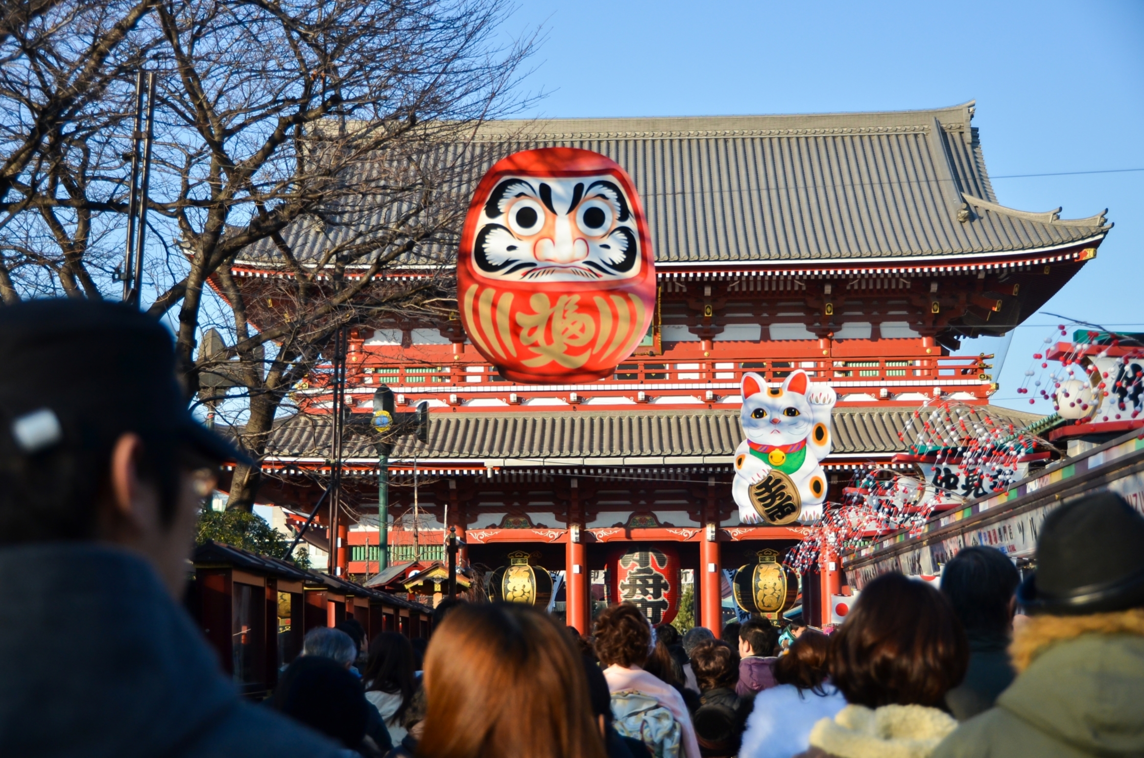 冬の東京の様子