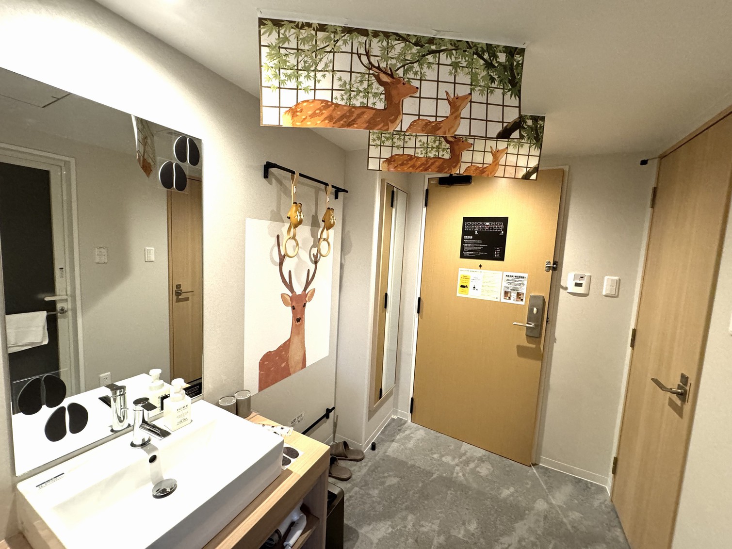 【近鉄電車×変なホテル】鹿だらけのならしかトレインルーム