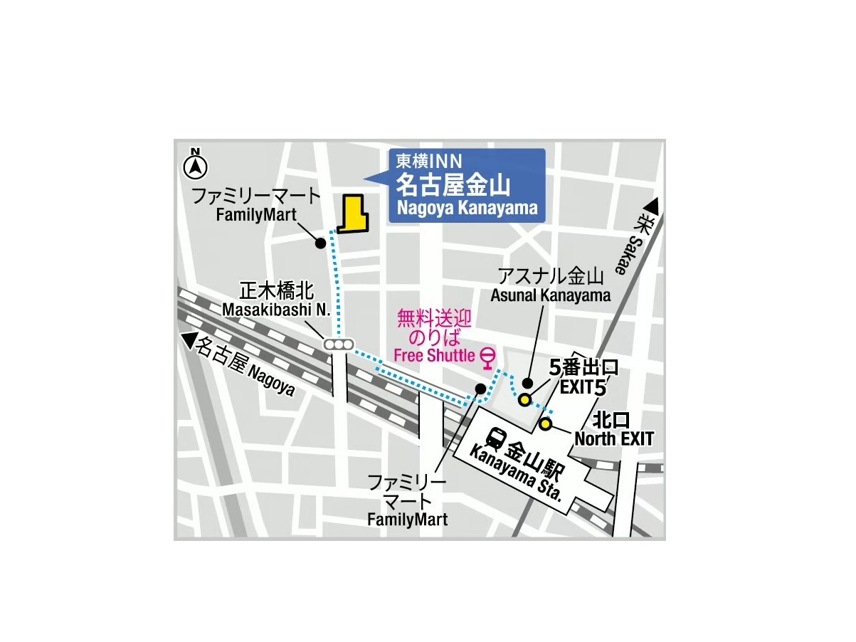 バス乗降場所地図