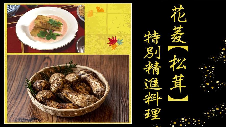 【秋】花菱・特別精進料理(季節によって旬のお野菜をご提供。その為、画像とは異なる場合がございます)