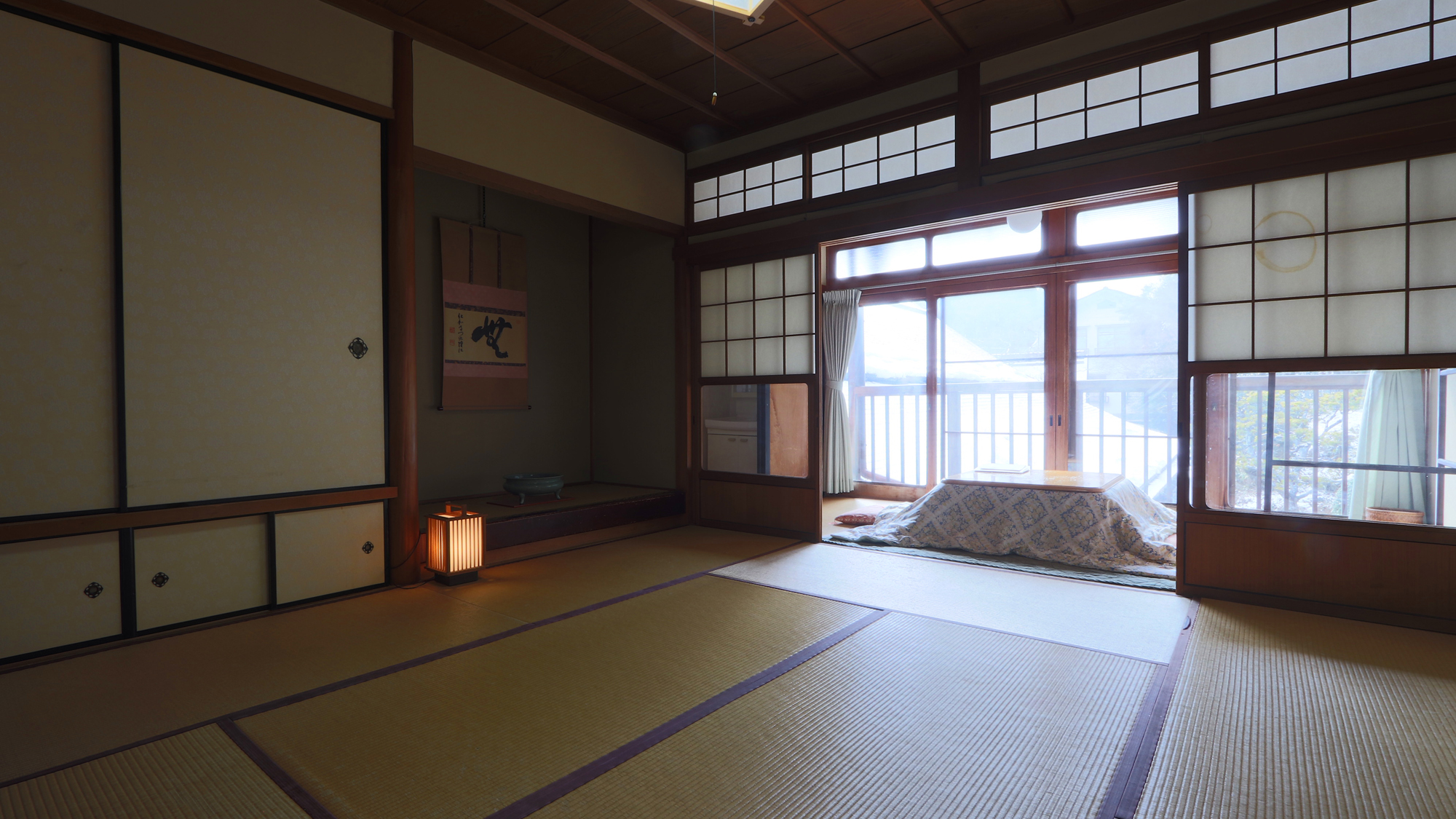 【壁区切りのお部屋】冬の様子