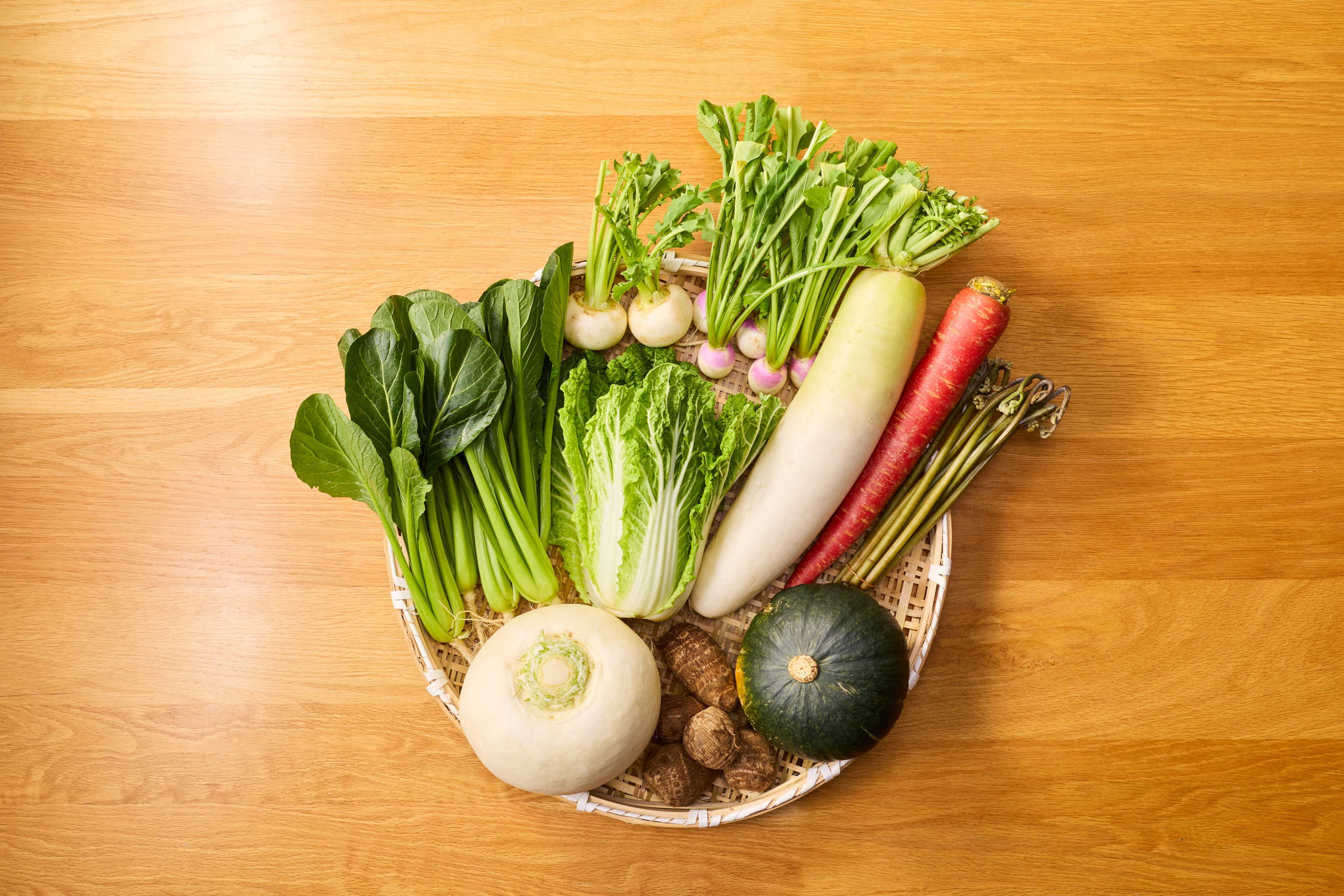 日本各地の伝統野菜（イメージ）