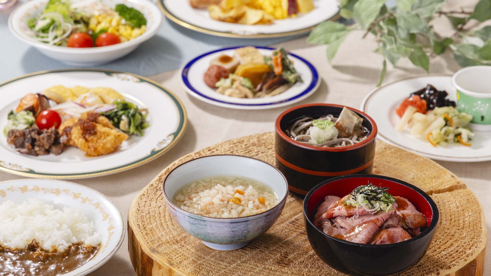 【朝食ビュッフェ】盛付イメージ