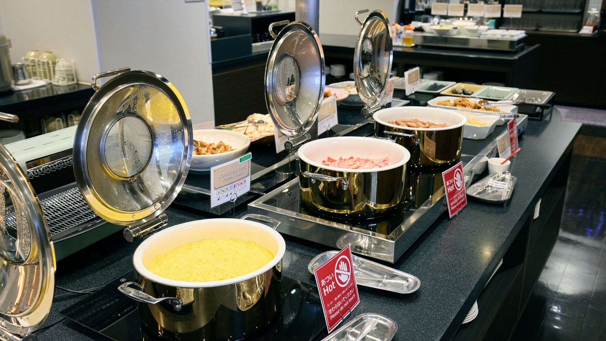 【朝食ビュッフェ】ビュッフェ台