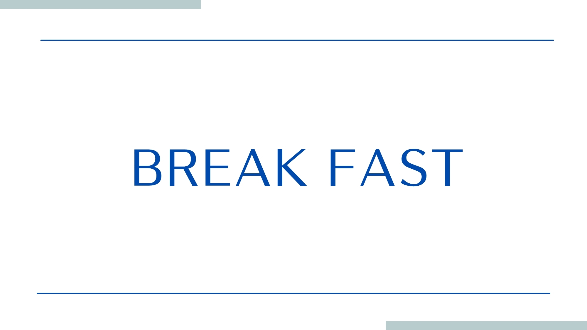 朝食バイキング