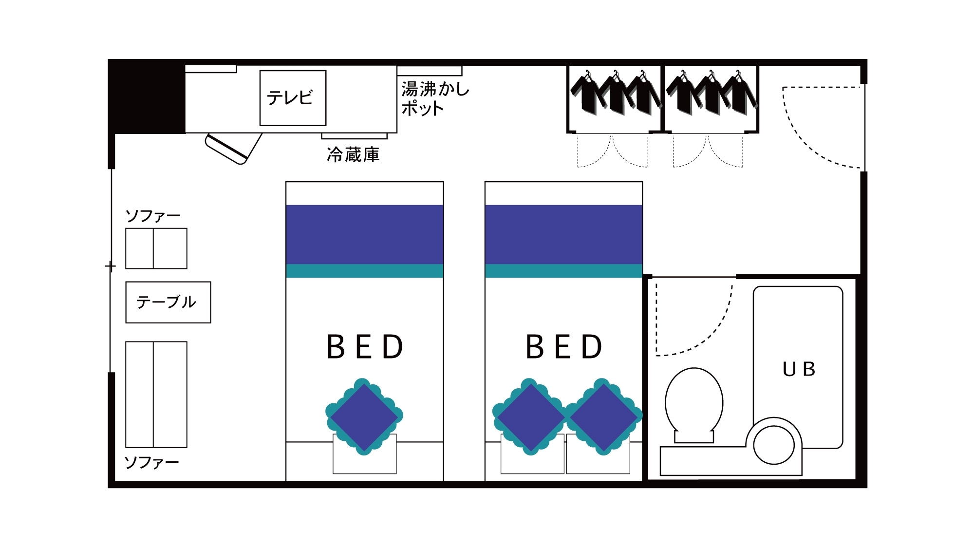 ファミリールーム間取り