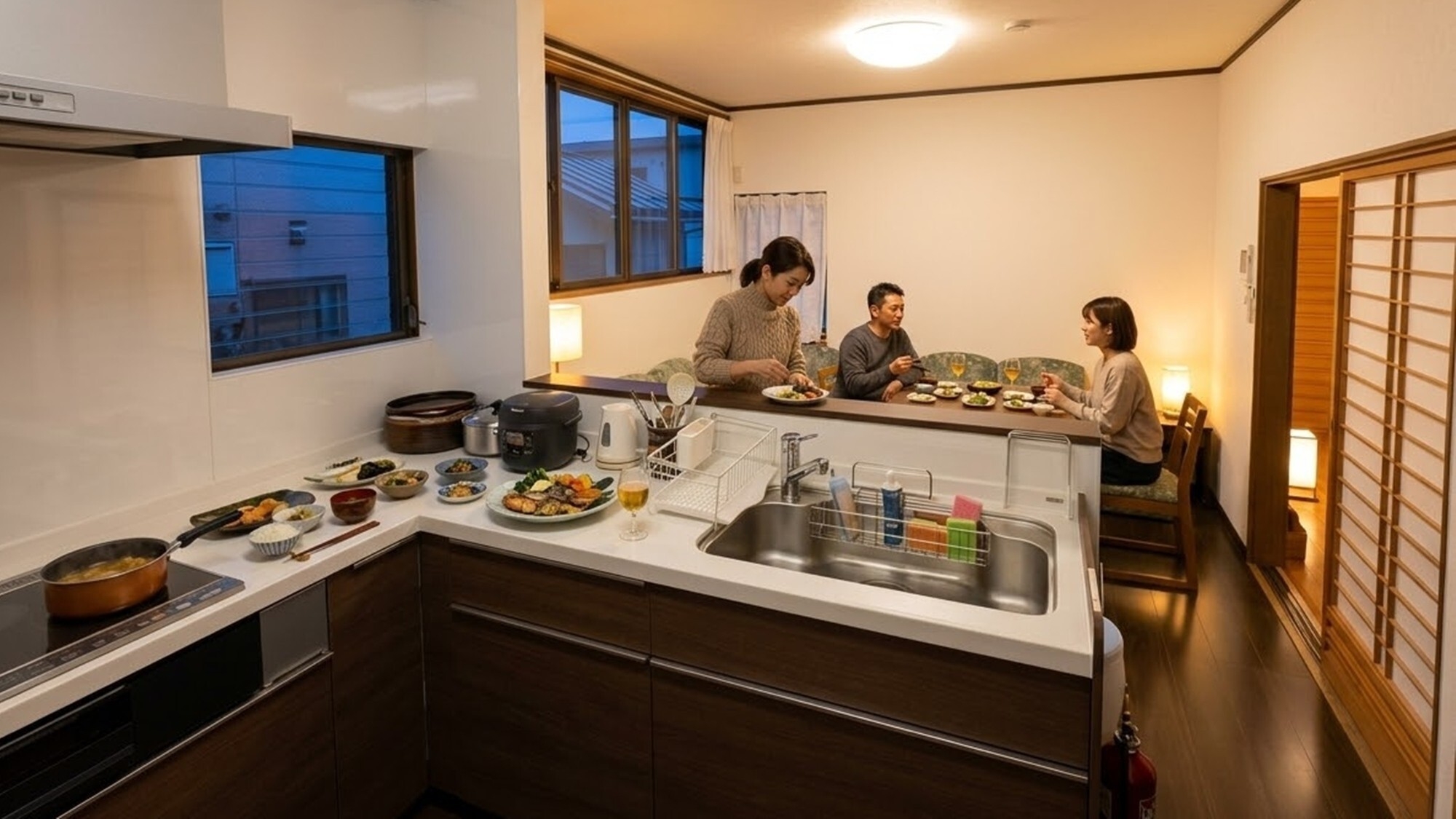 ＜素泊り＞【一棟貸しプラン】ご家族・グループでのご宿泊に！「材木栄屋」の温泉大浴場もご利用無料◎