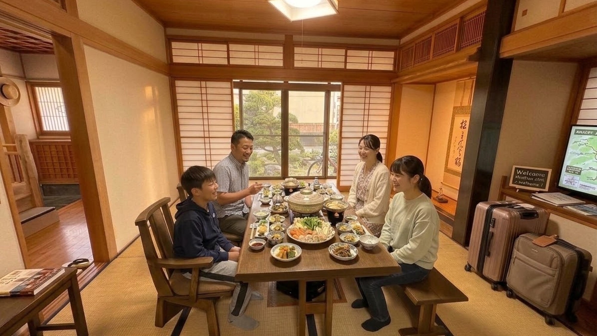 ＜素泊り＞【一棟貸しプラン】ご家族・グループでのご宿泊に！「材木栄屋」の温泉大浴場もご利用無料◎