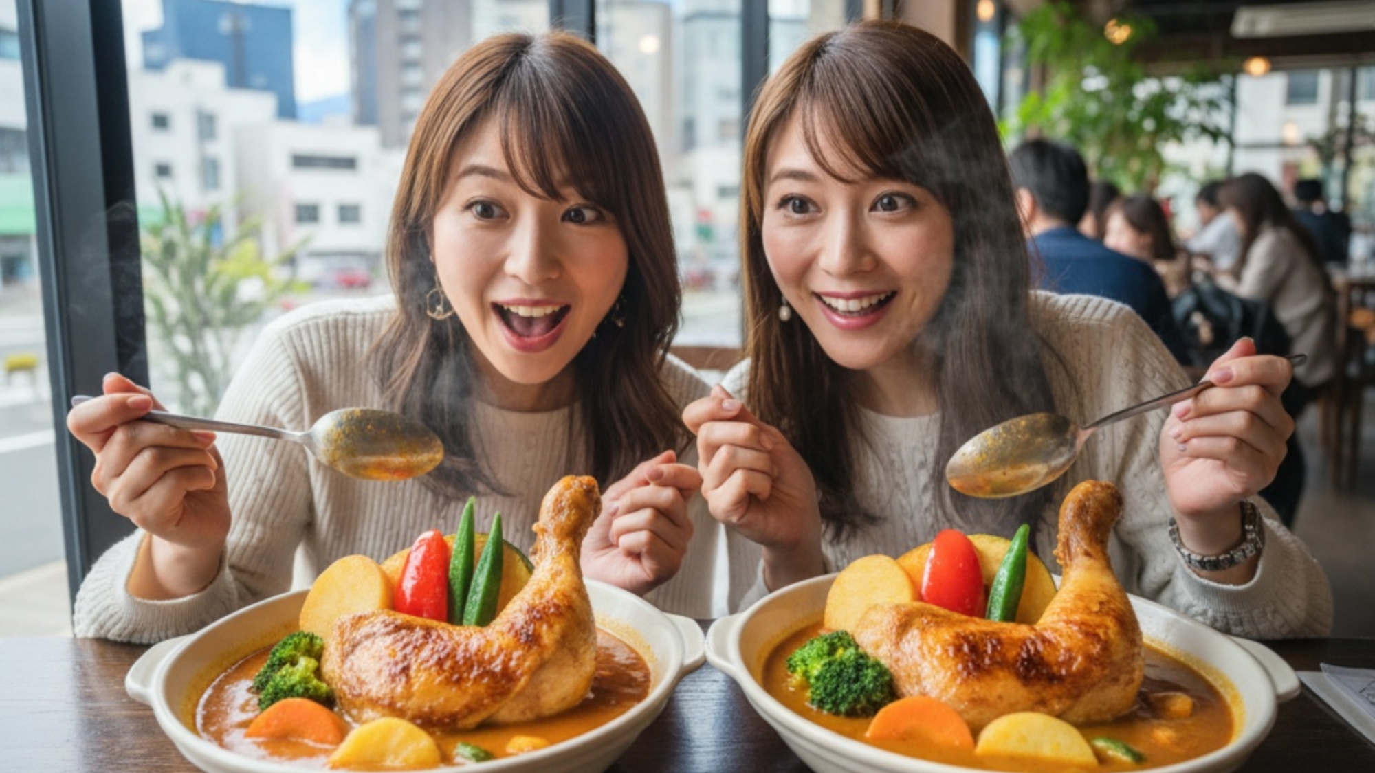 札幌で愛されるスープカレー、ぜひ！※イメージ