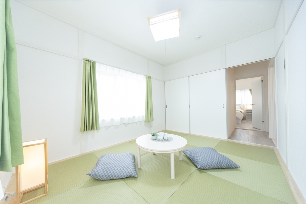 アクセス便利な一軒家　４LDK別荘貸切タイプ　テラスでBBQ可能、ペット同伴可能