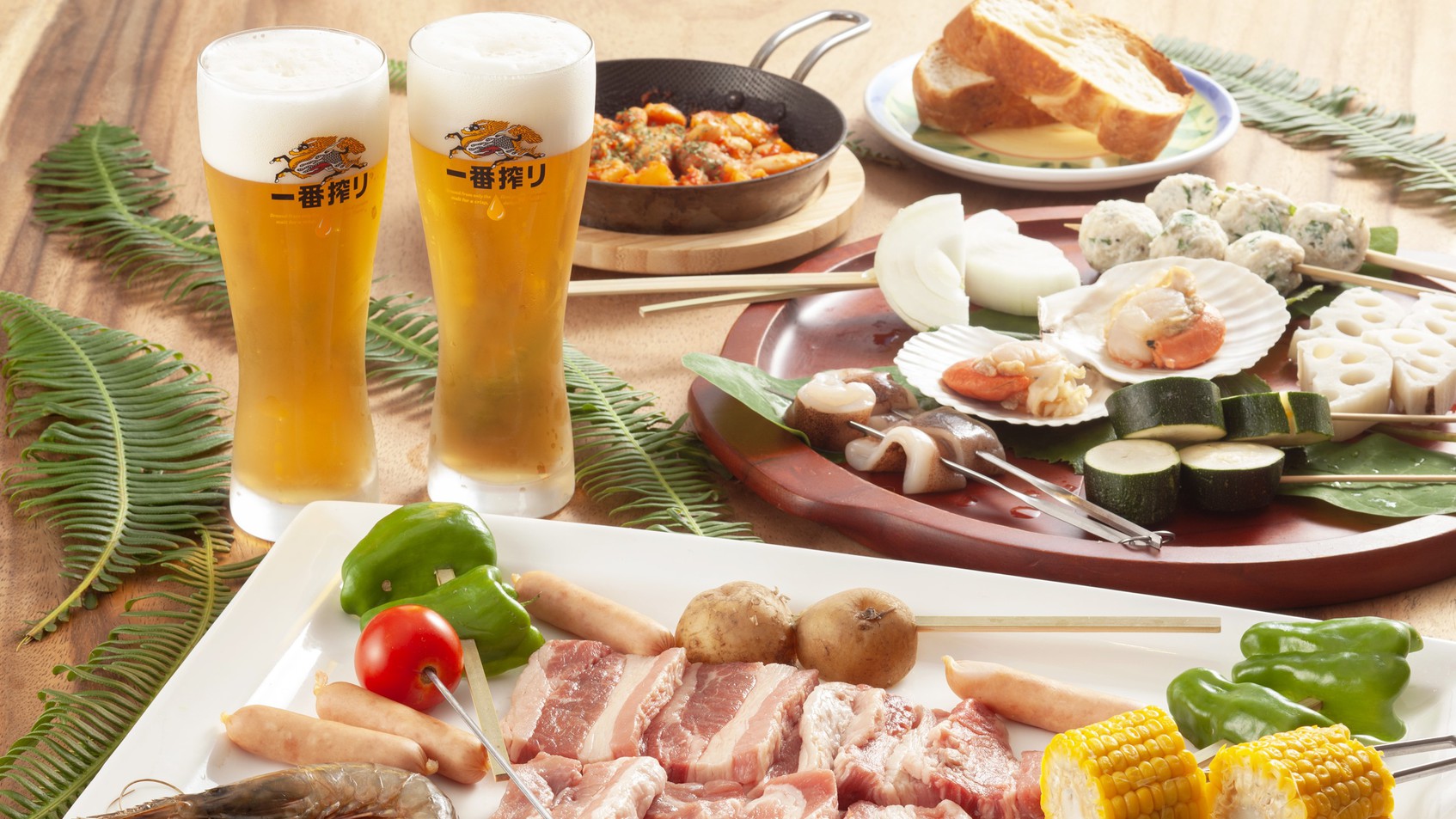 【連泊スタンダード】夏グルメ★エンジョイ洋コース＆手ぶらでBBQ！連泊で2000円おトク★