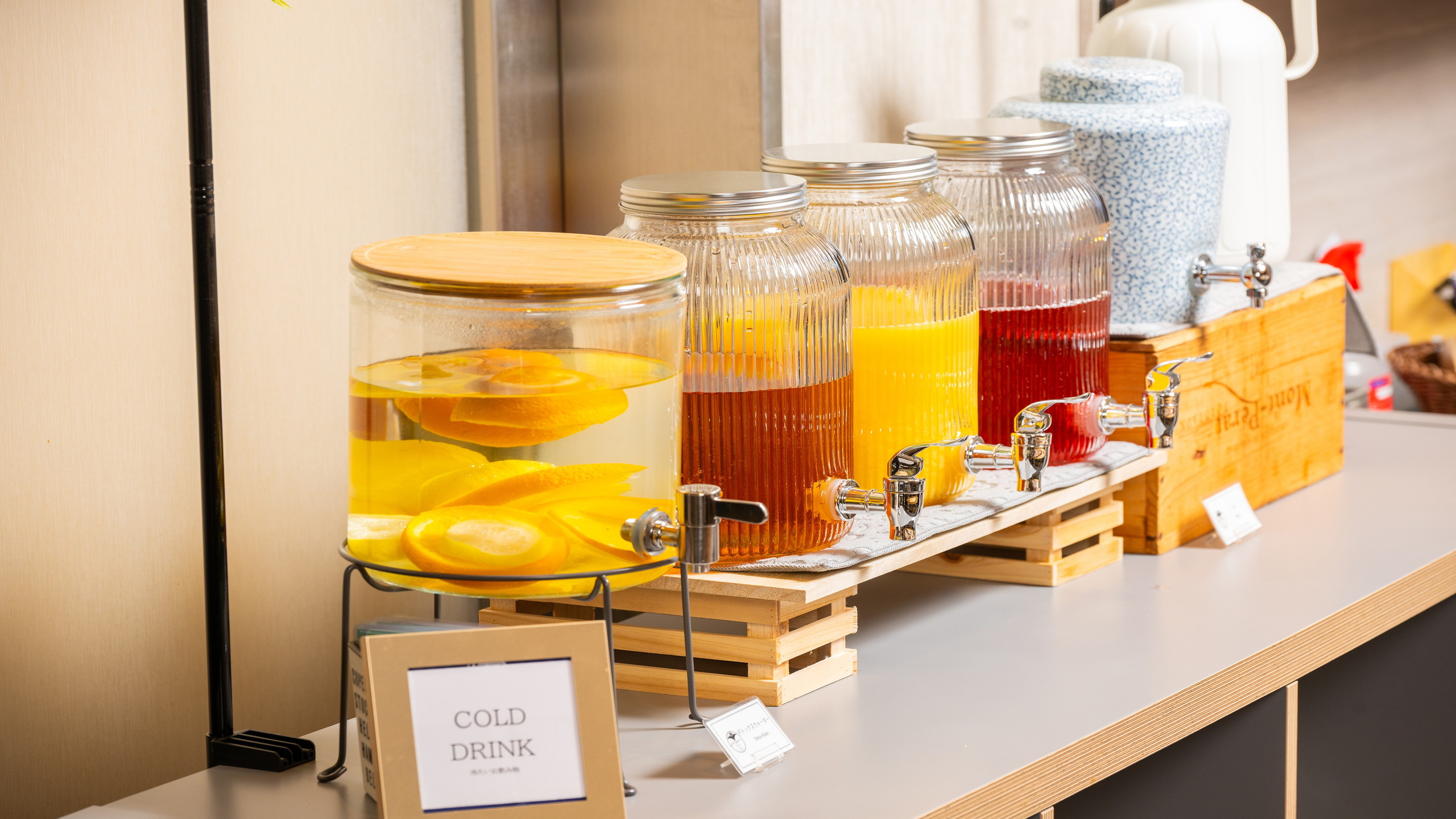 朝食　ドリンク一例