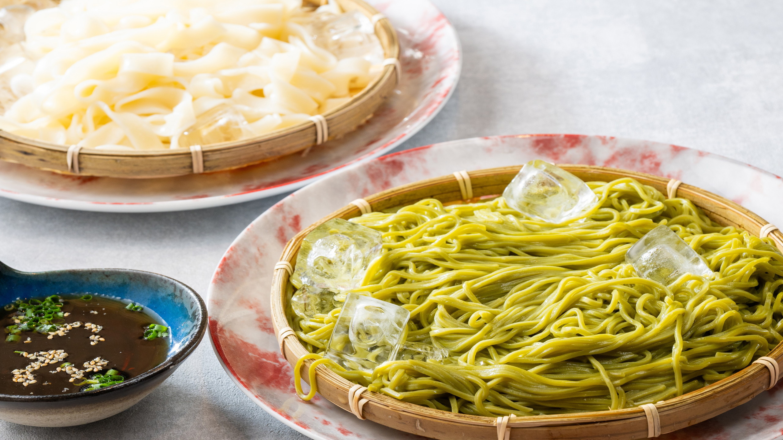 朝食　きしめん【名古屋めし】、ざるそば