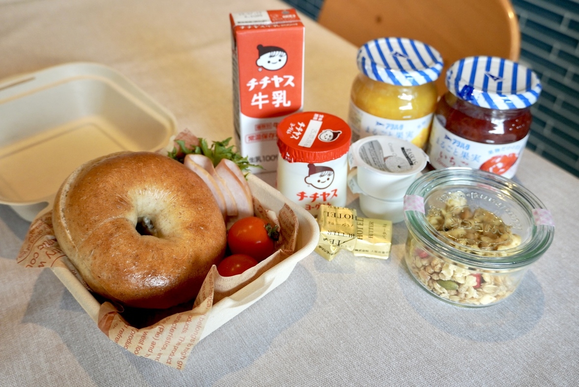 【軽朝食付き】自家製酵母ベーグルと広島ゆかりの食材を楽しむ♪お部屋でゆったりモーニングプラン