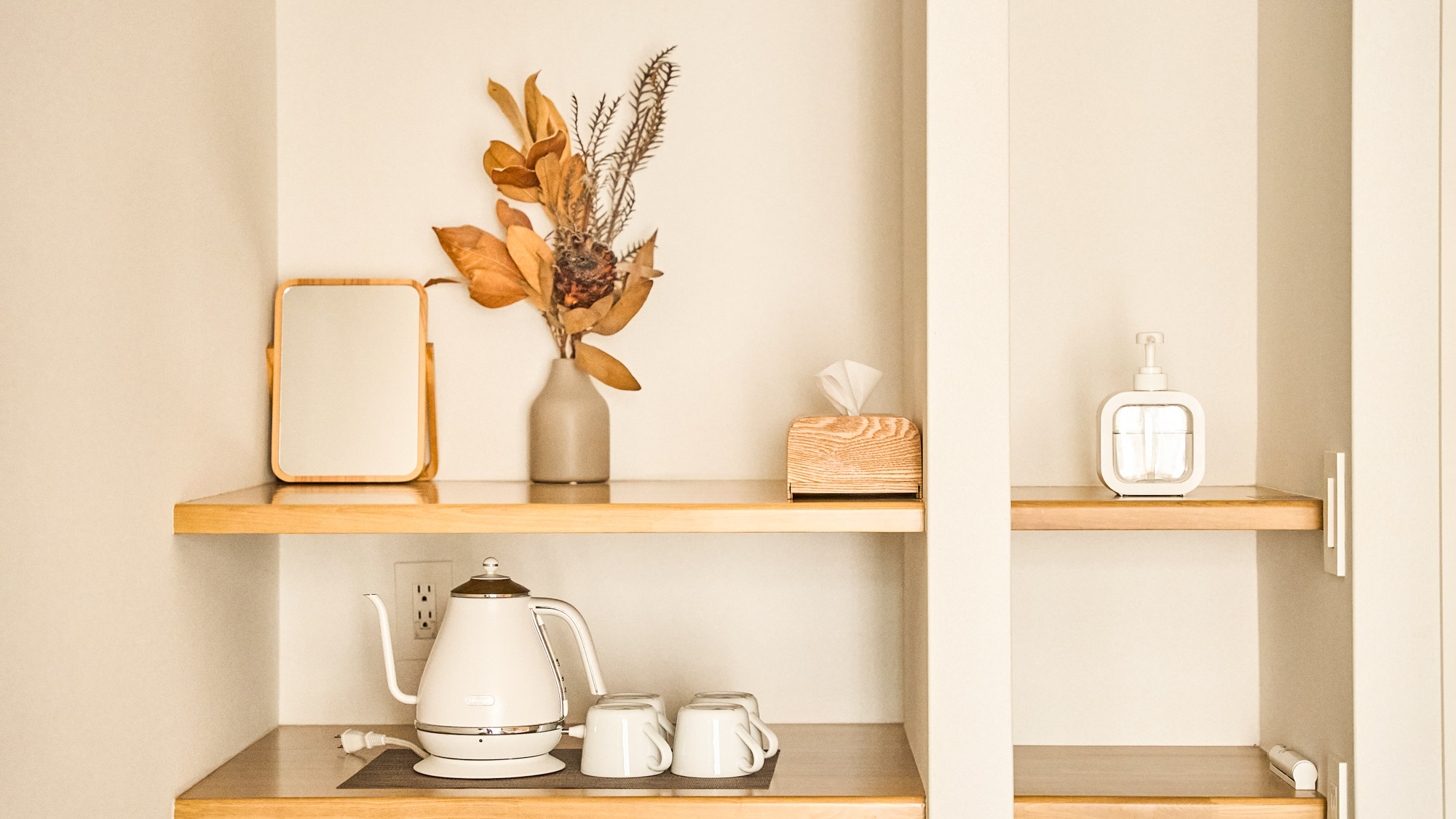 【バルコニー付きツインルーム】部屋備品・インテリア