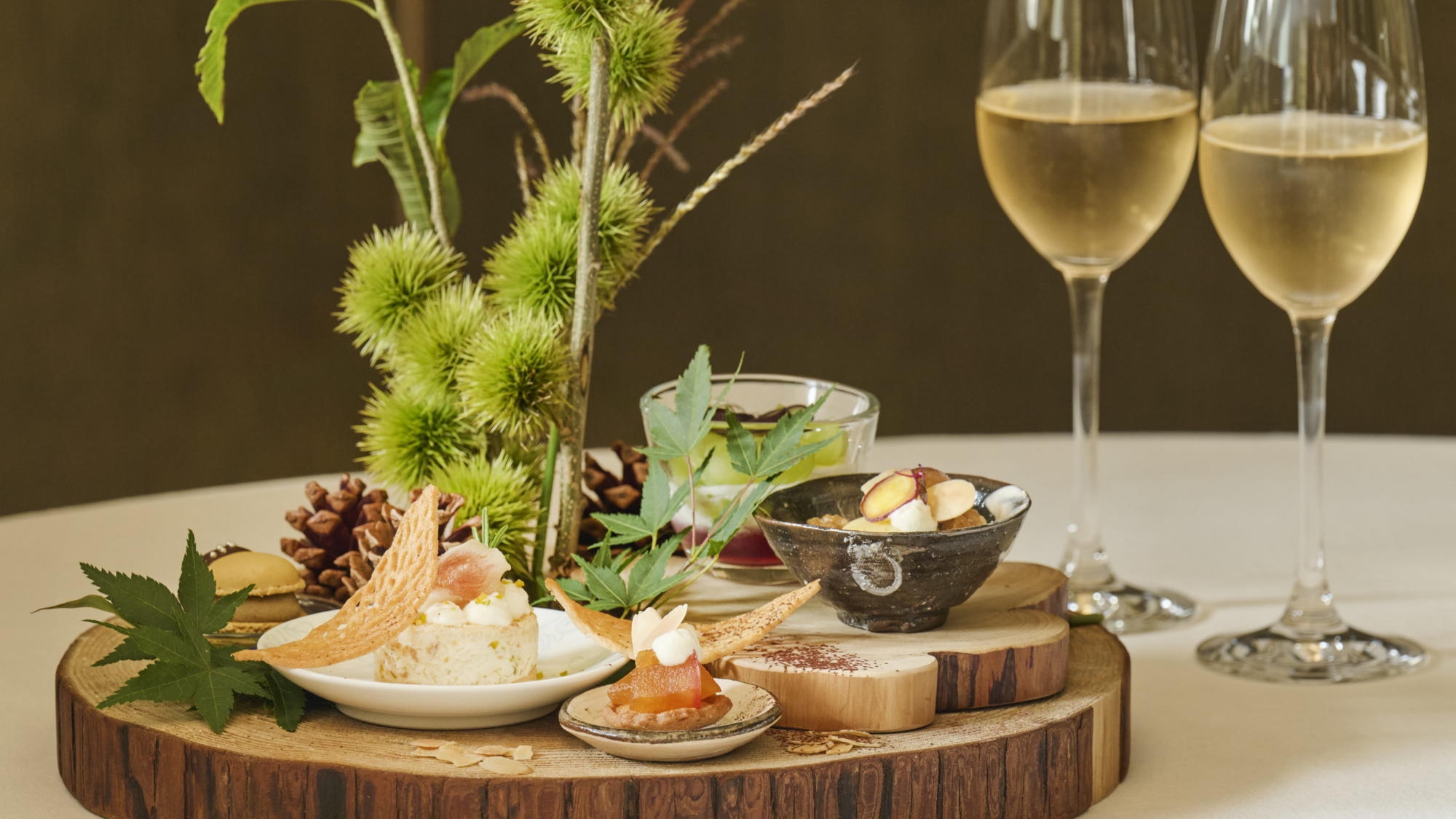 【期間限定／イタリア料理】お部屋で楽しむ秋のプチアフタヌーンティープラン／夕・軽朝食付