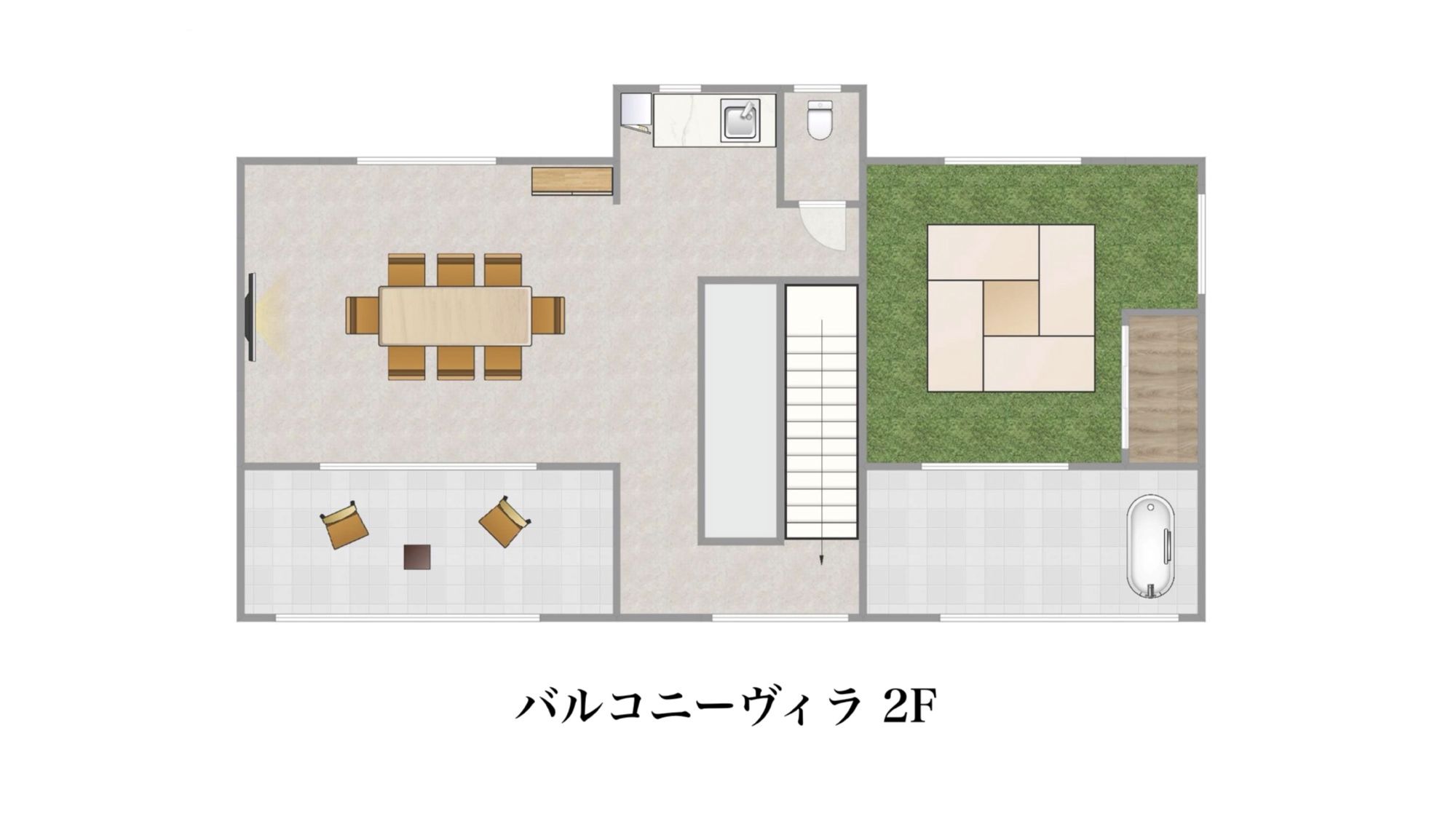 バルコニーヴィラ２F